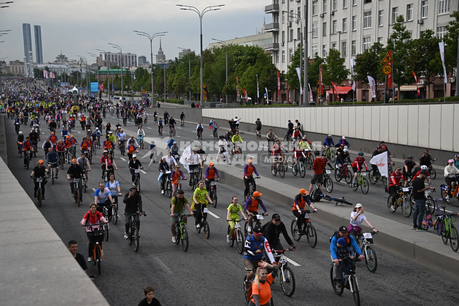 Весенний велофестиваль в Москве