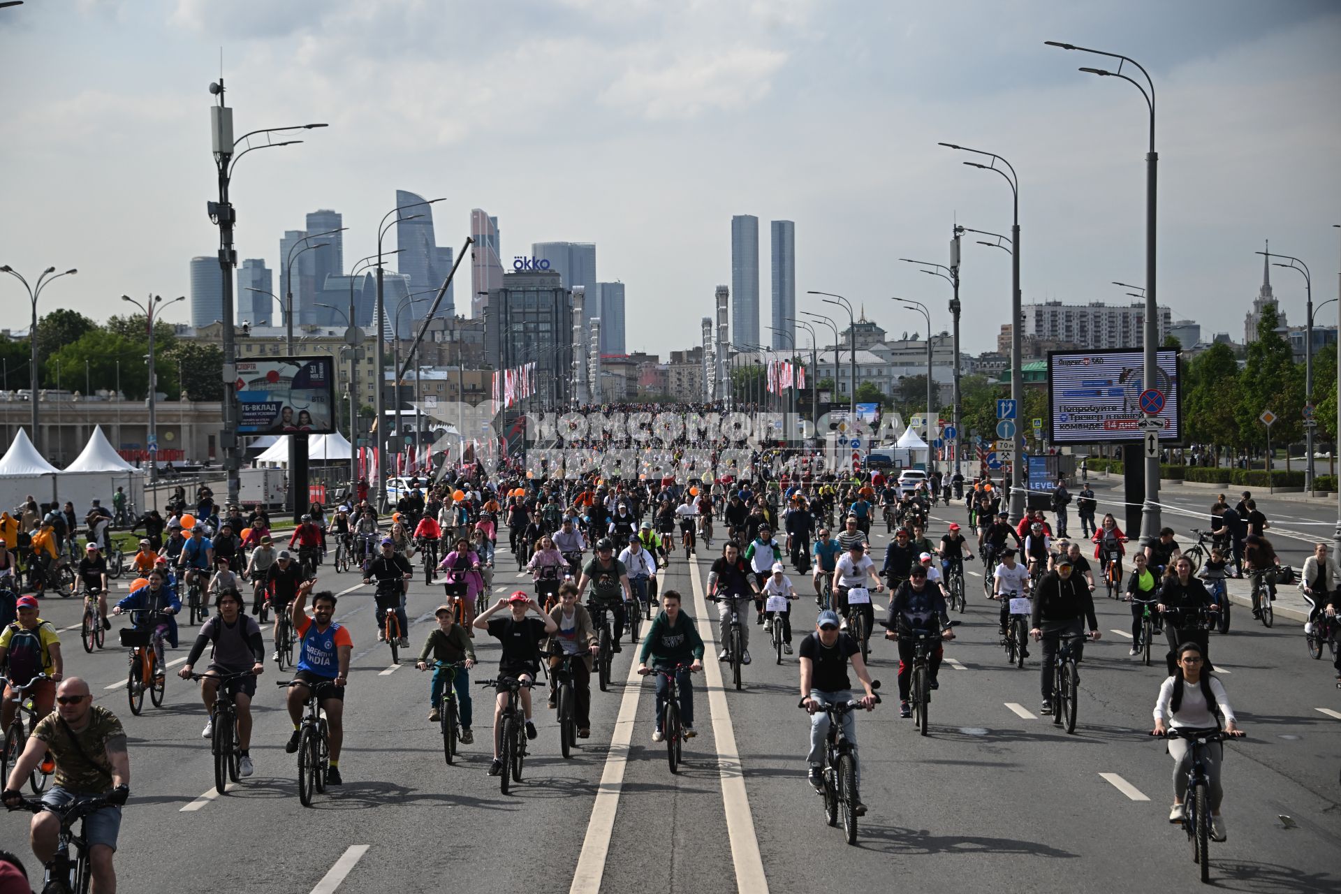 Весенний велофестиваль в Москве