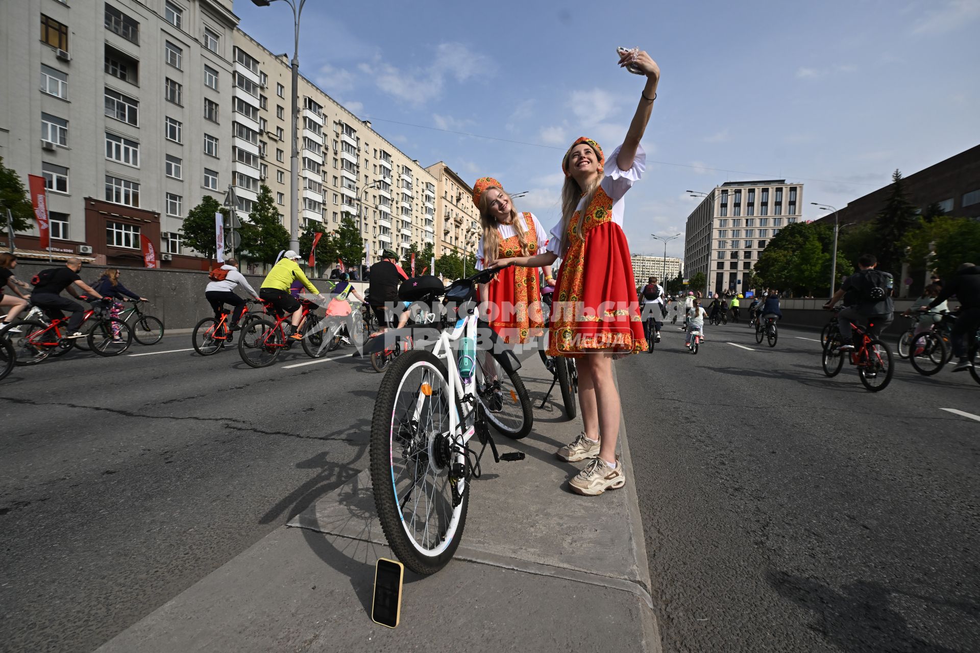 Весенний велофестиваль в Москве