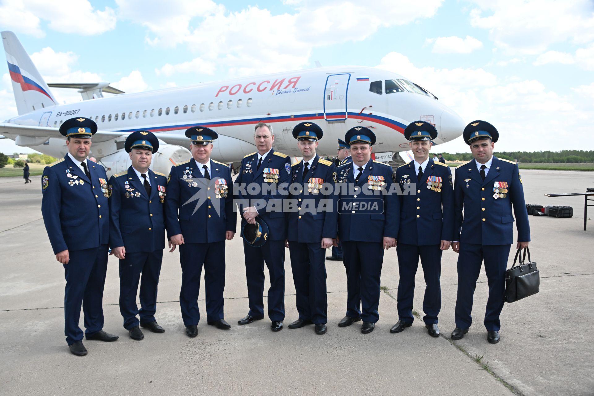 Торжественное мероприятие в честь 30-летия  авиации МЧС России в Жуковском