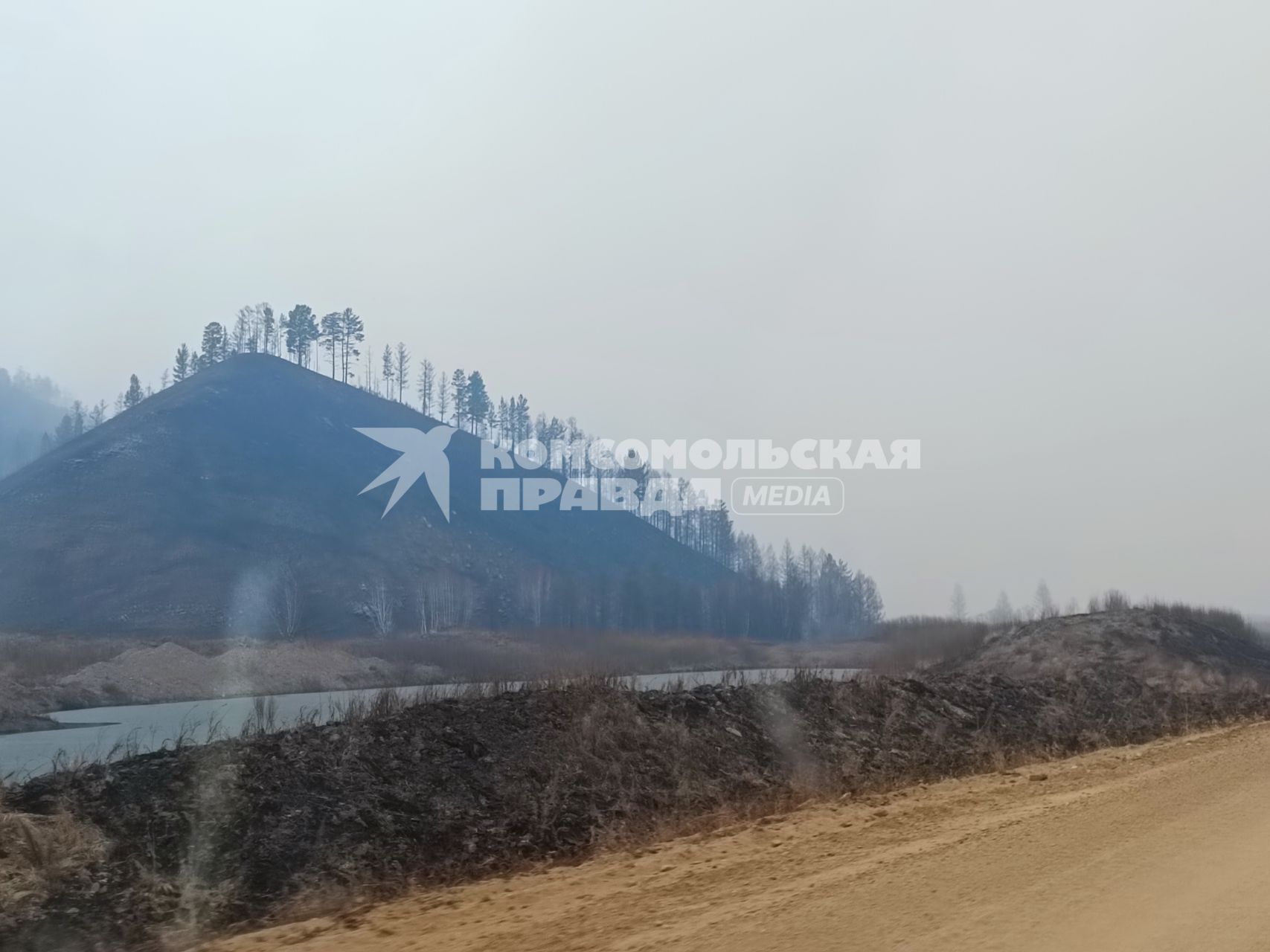 Лесные пожары в Забайкалье