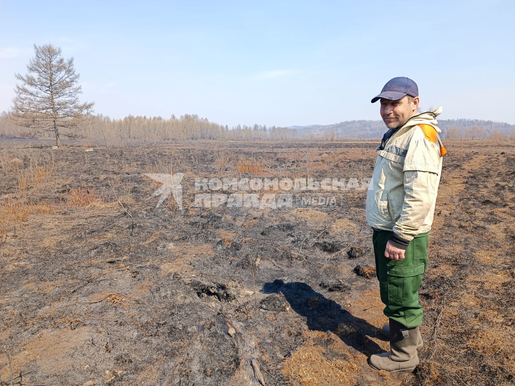 Лесные пожары в Забайкалье