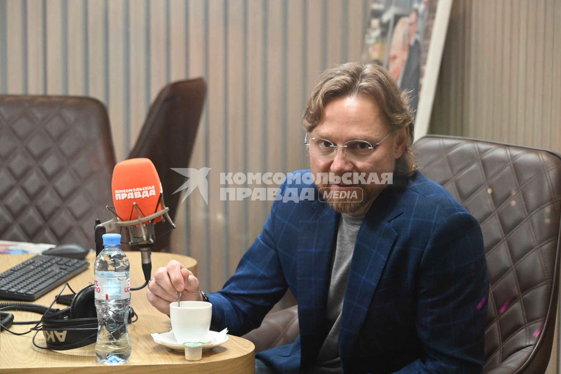 Валерий Карпин на радиостанции `Комсомольская правда`