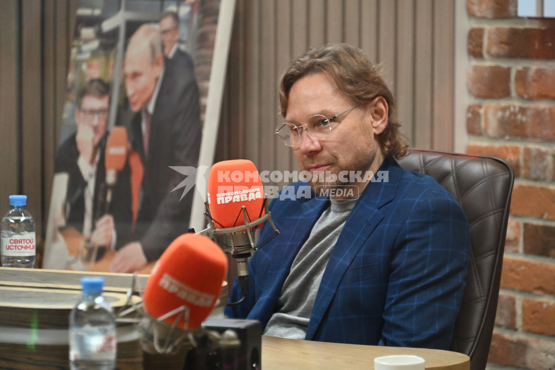 Валерий Карпин на радиостанции `Комсомольская правда`