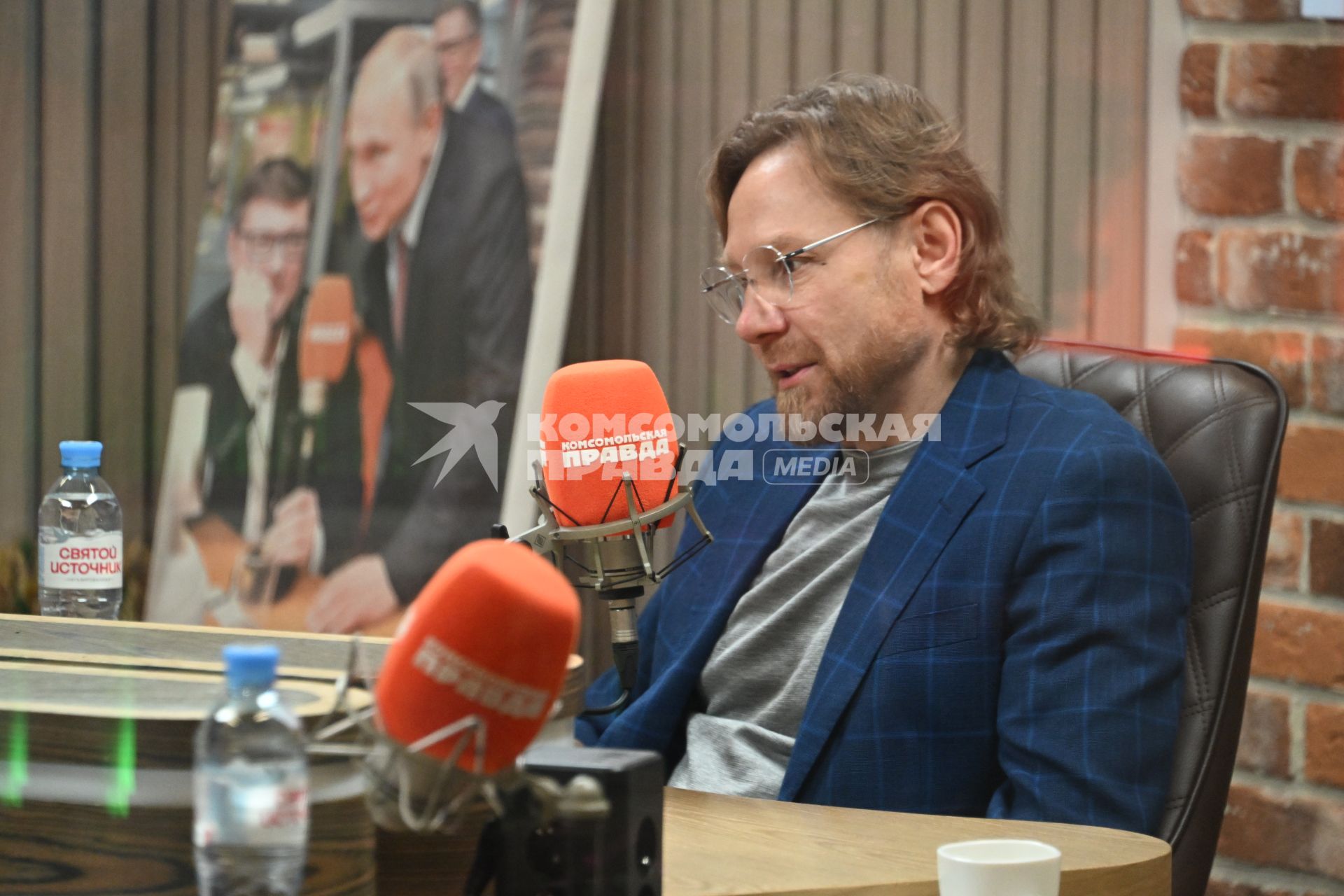 Валерий Карпин на радиостанции `Комсомольская правда`
