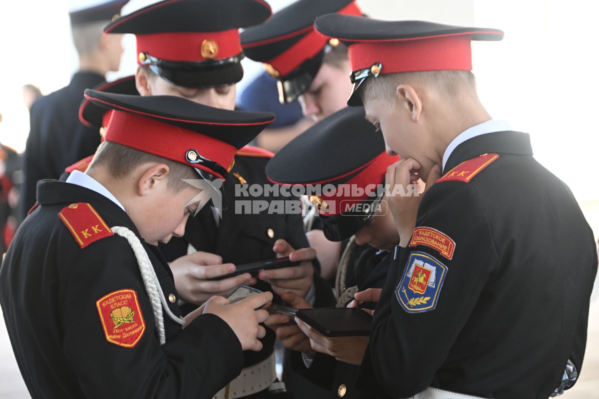 Парад кадетского движения Москвы Не прервётся связь поколений\" на Поклонной горе