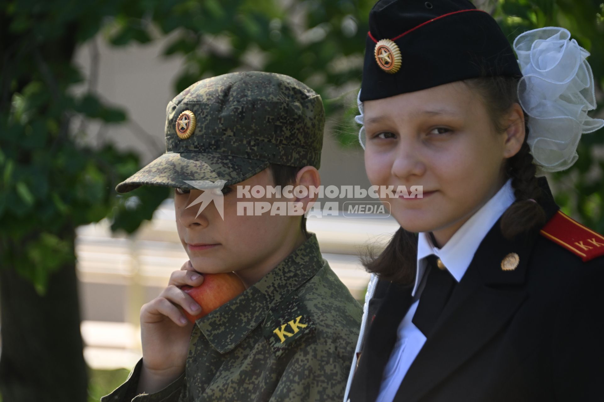 Парад кадетского движения Москвы Не прервётся связь поколений\" на Поклонной горе