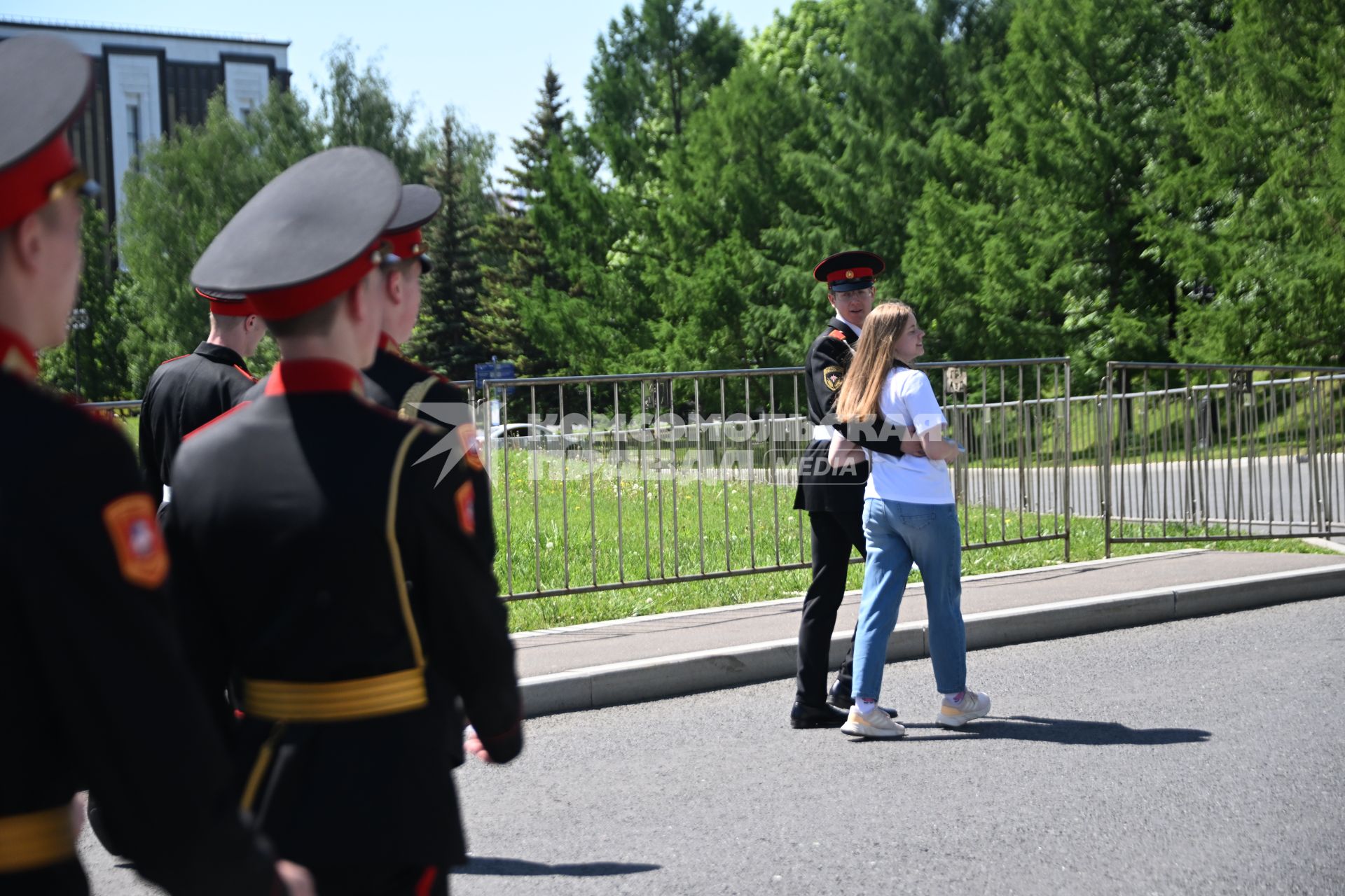 Парад кадетского движения Москвы Не прервётся связь поколений\" на Поклонной горе
