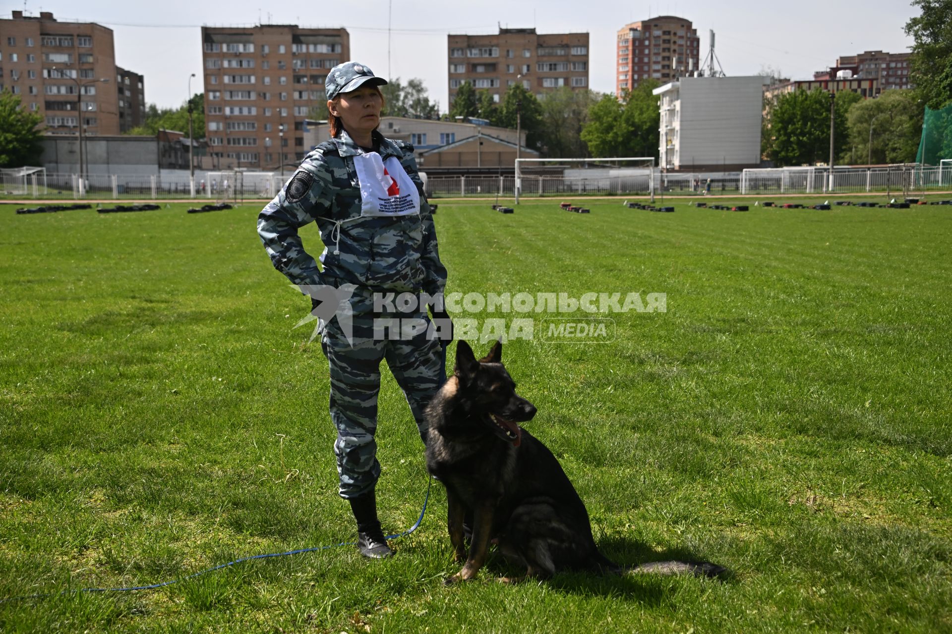 Всероссийский чемпионат среди кинологов таможенных органов в Щелково