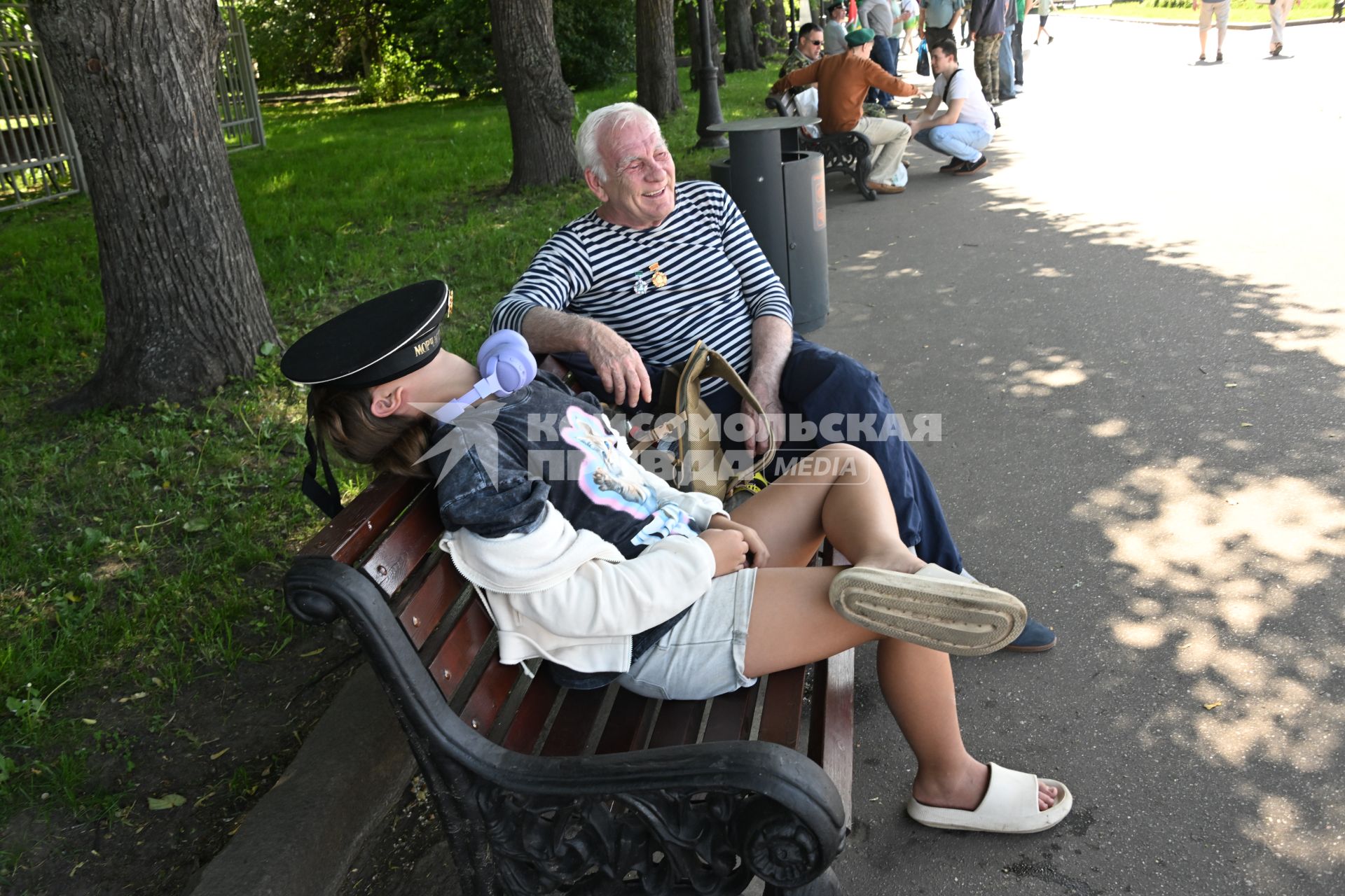 Празднование Дня пограничника в Москве