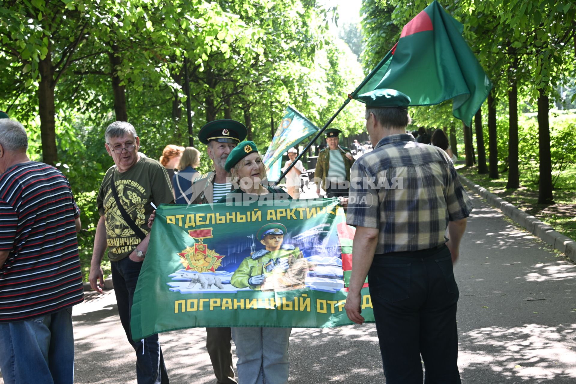Празднование Дня пограничника в Москве