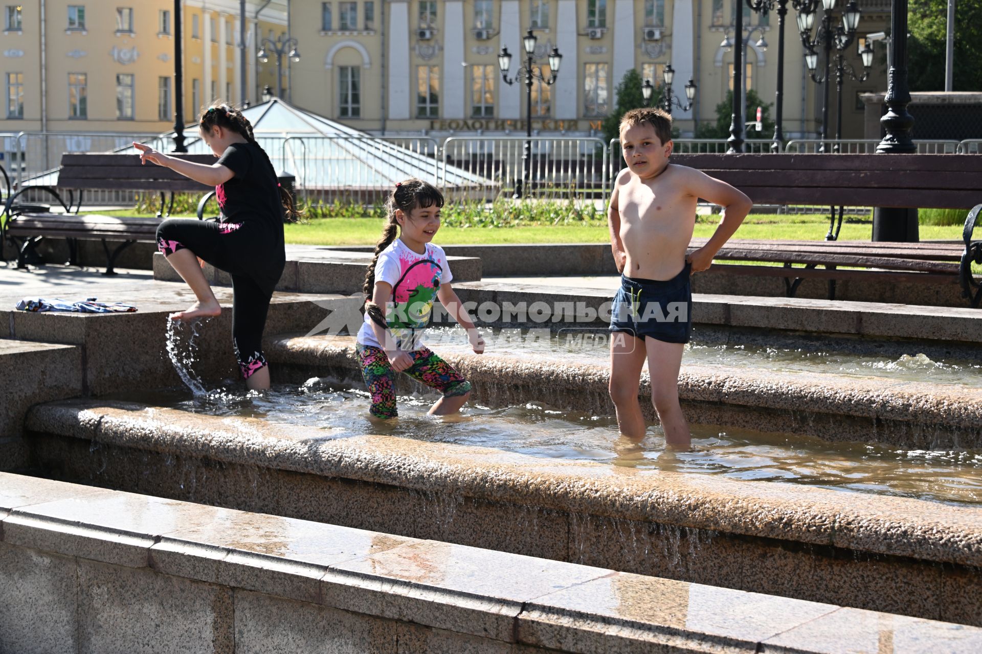 Жаркая погода в Москве