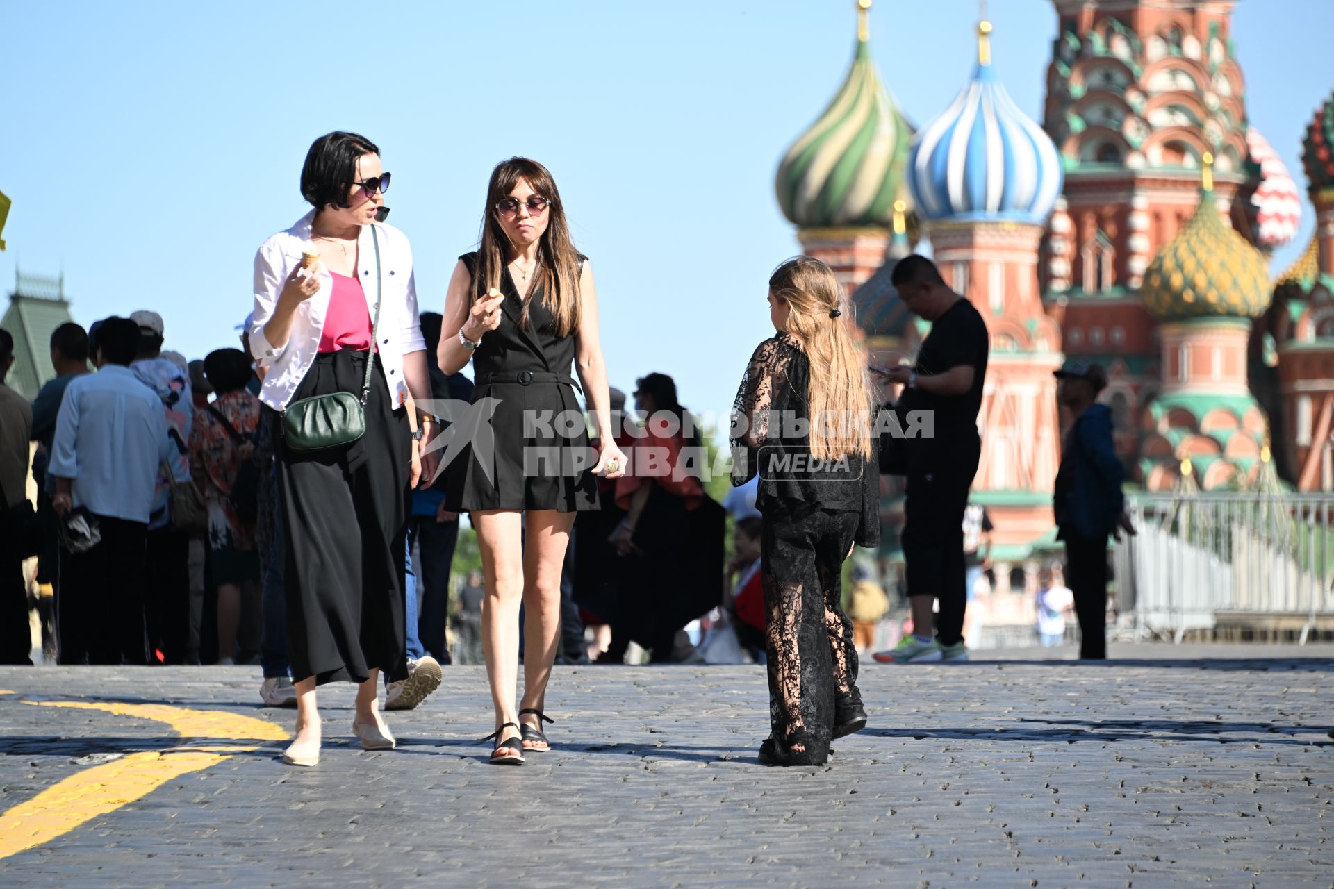 Жаркая погода в Москве