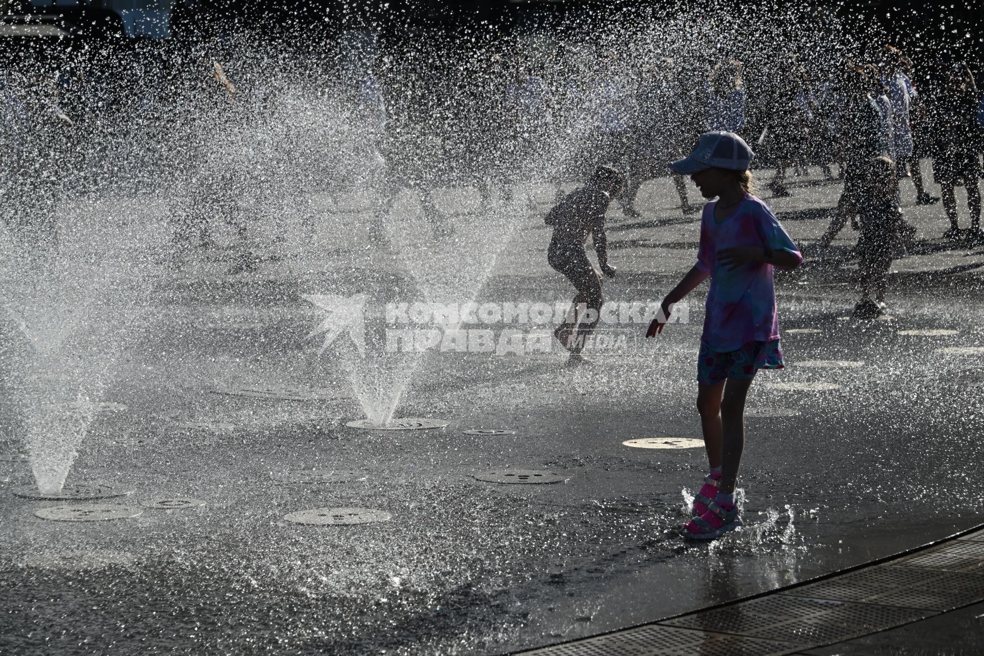 Жаркая погода в Москве
