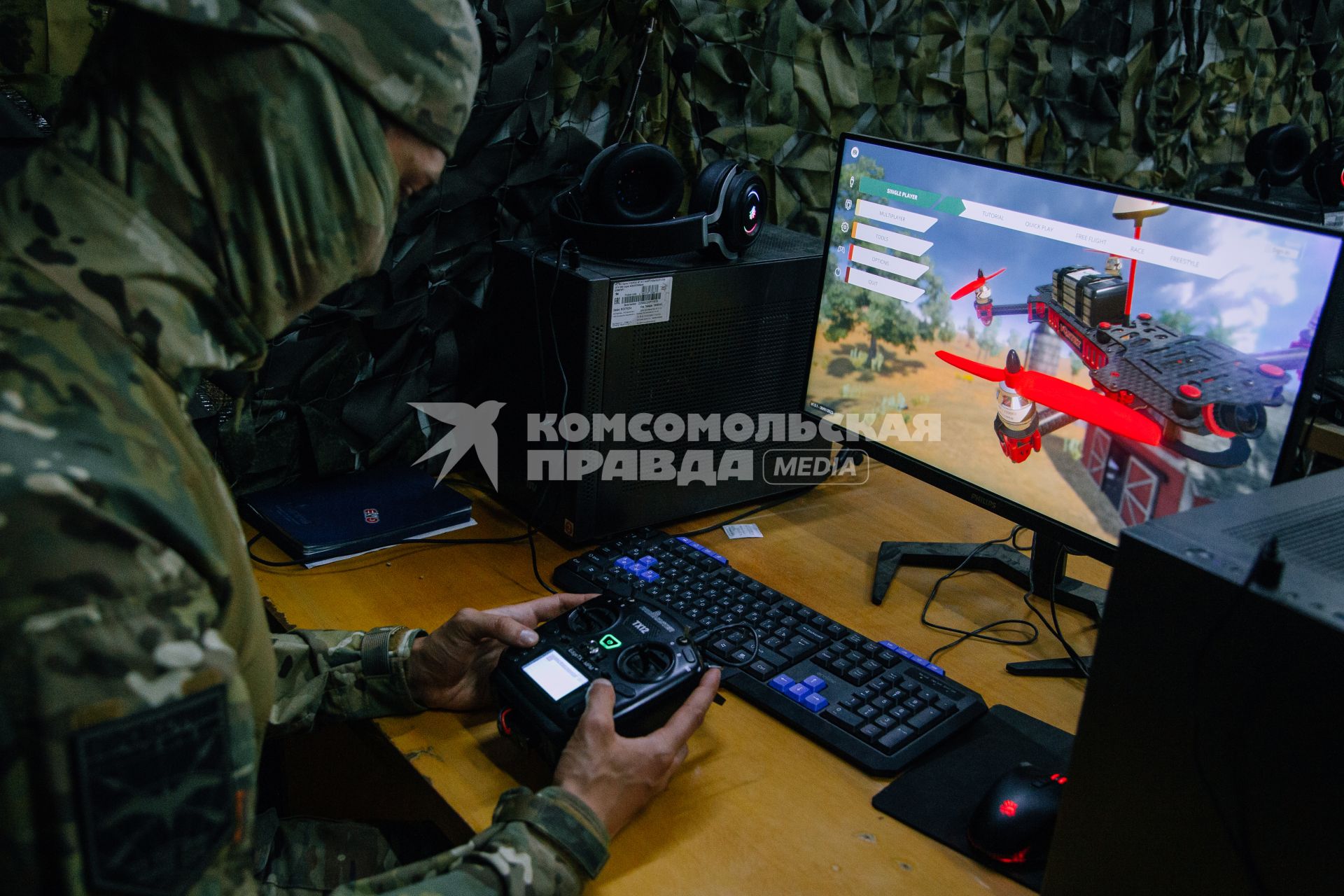 Подразделение БПЛА Добровольческого корпуса отдельного отряда Буревестник\"