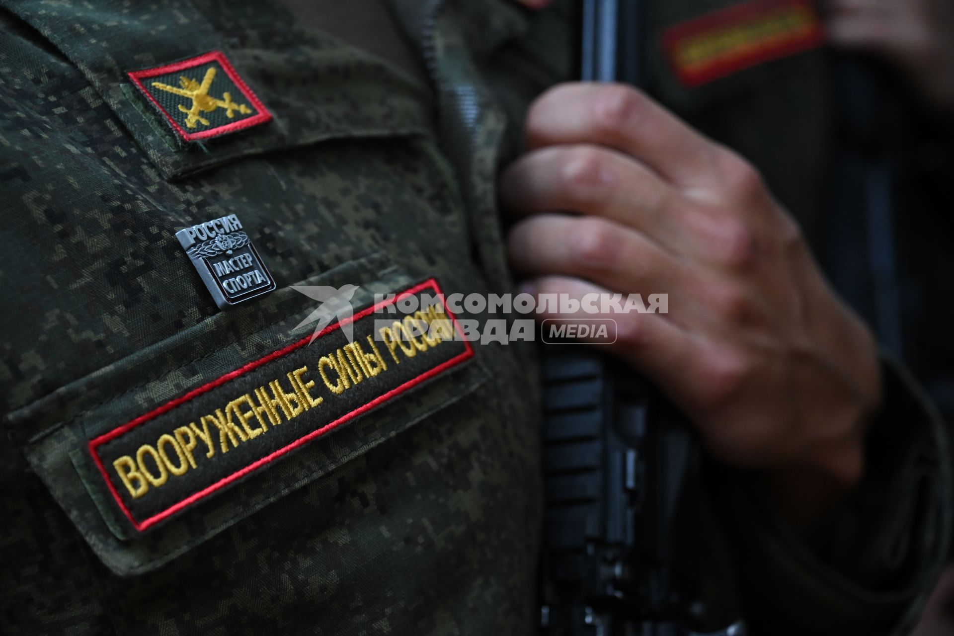 Церемония приведения к военной присяге военнослужащих спортивных рот ЦСКА