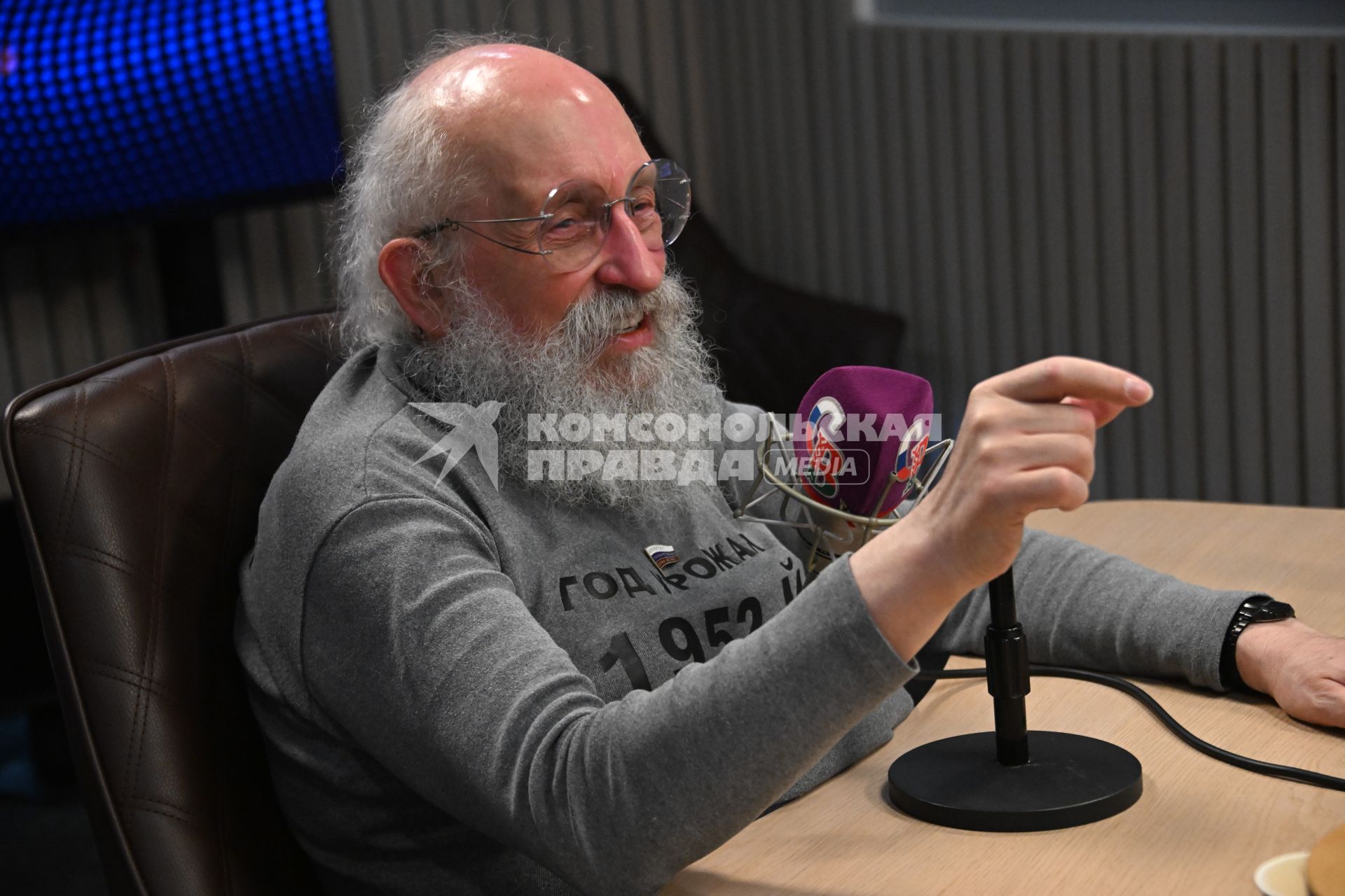 Анатолий Вассерман на радиостанции `Комсомольская правда`