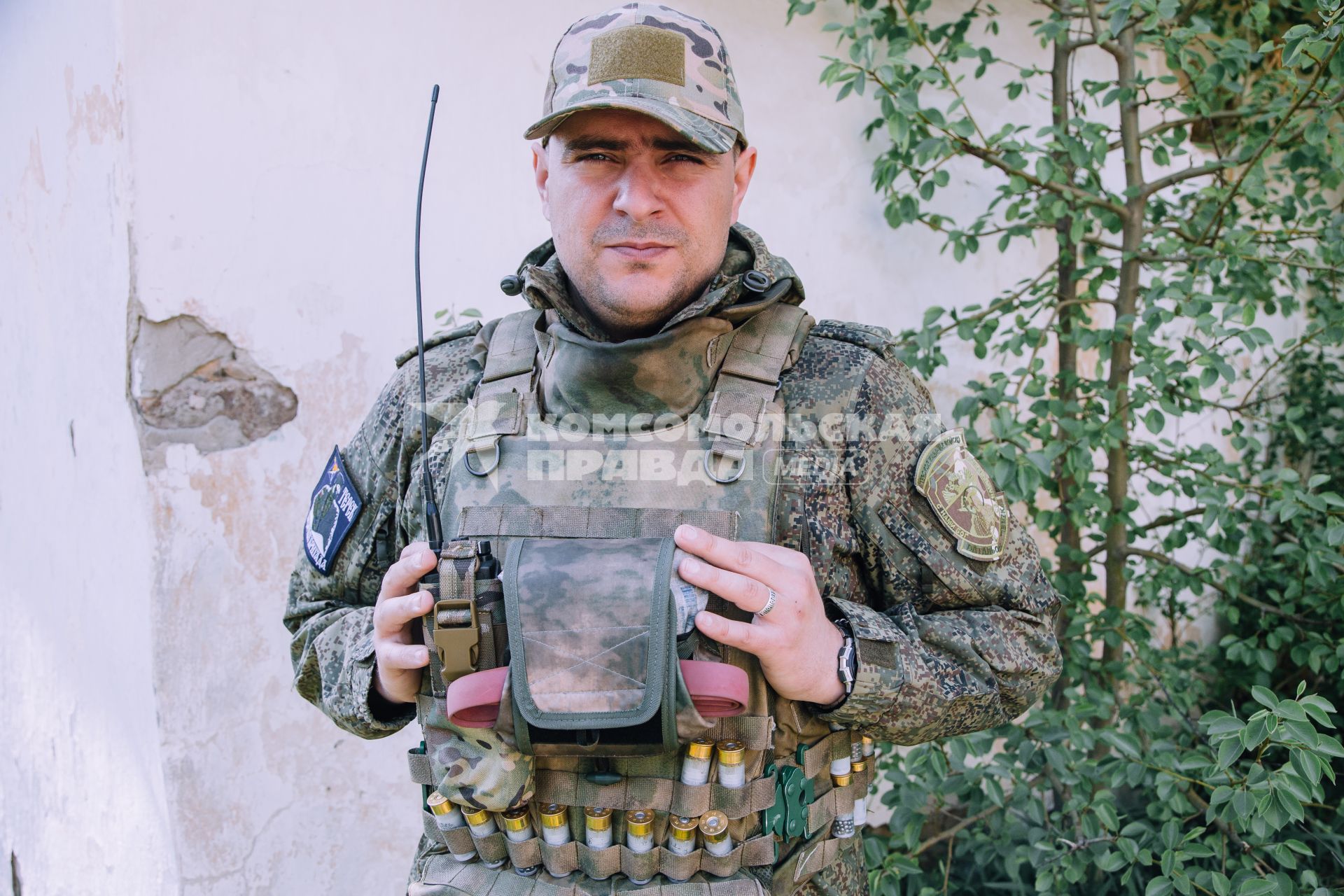 Бойцы казачьего батальона БАРС-24 Терек\"
