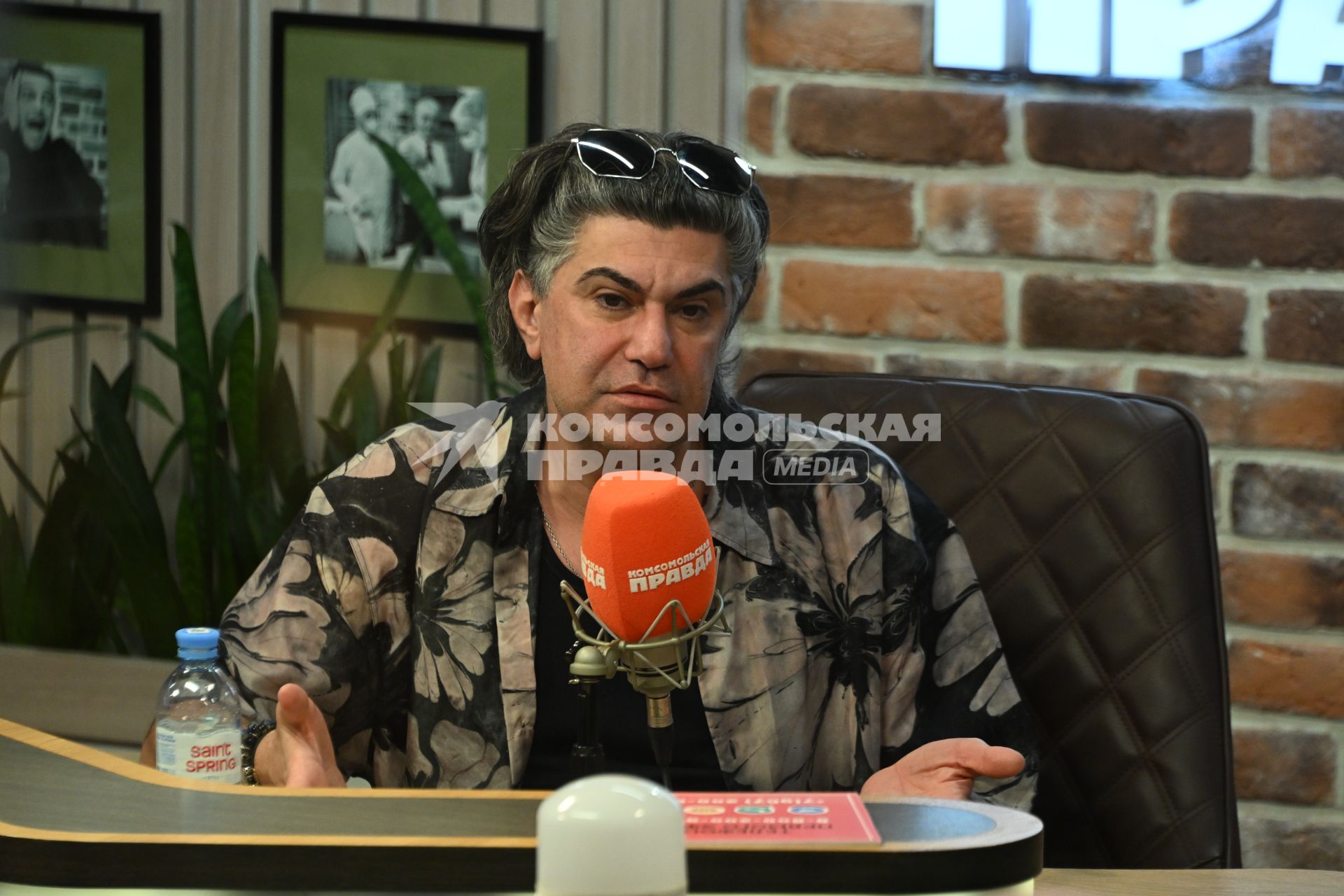 Николай Цискаридзе на радиостанции \"Комсомольская правда\"