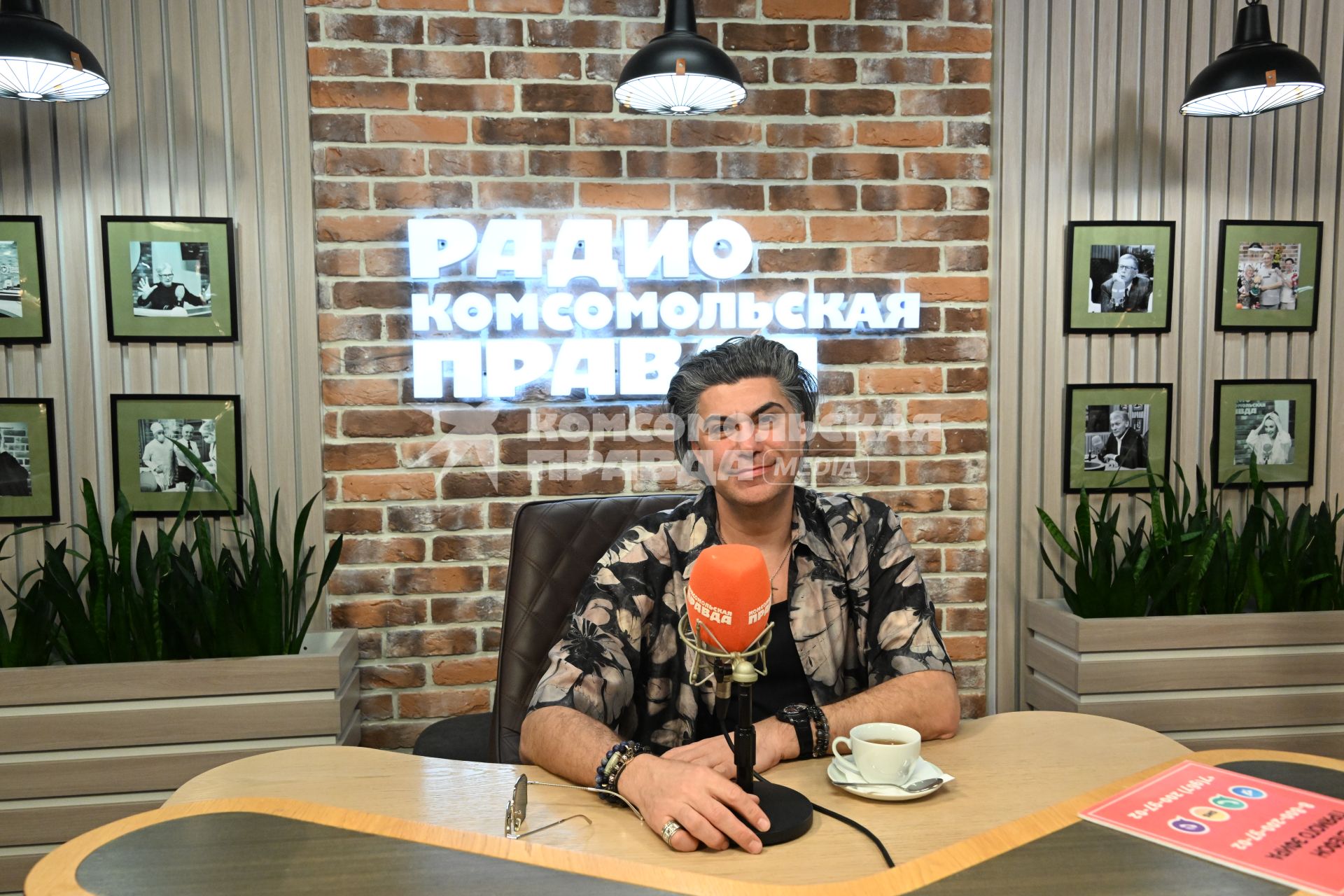 Николай Цискаридзе на радиостанции \"Комсомольская правда\"