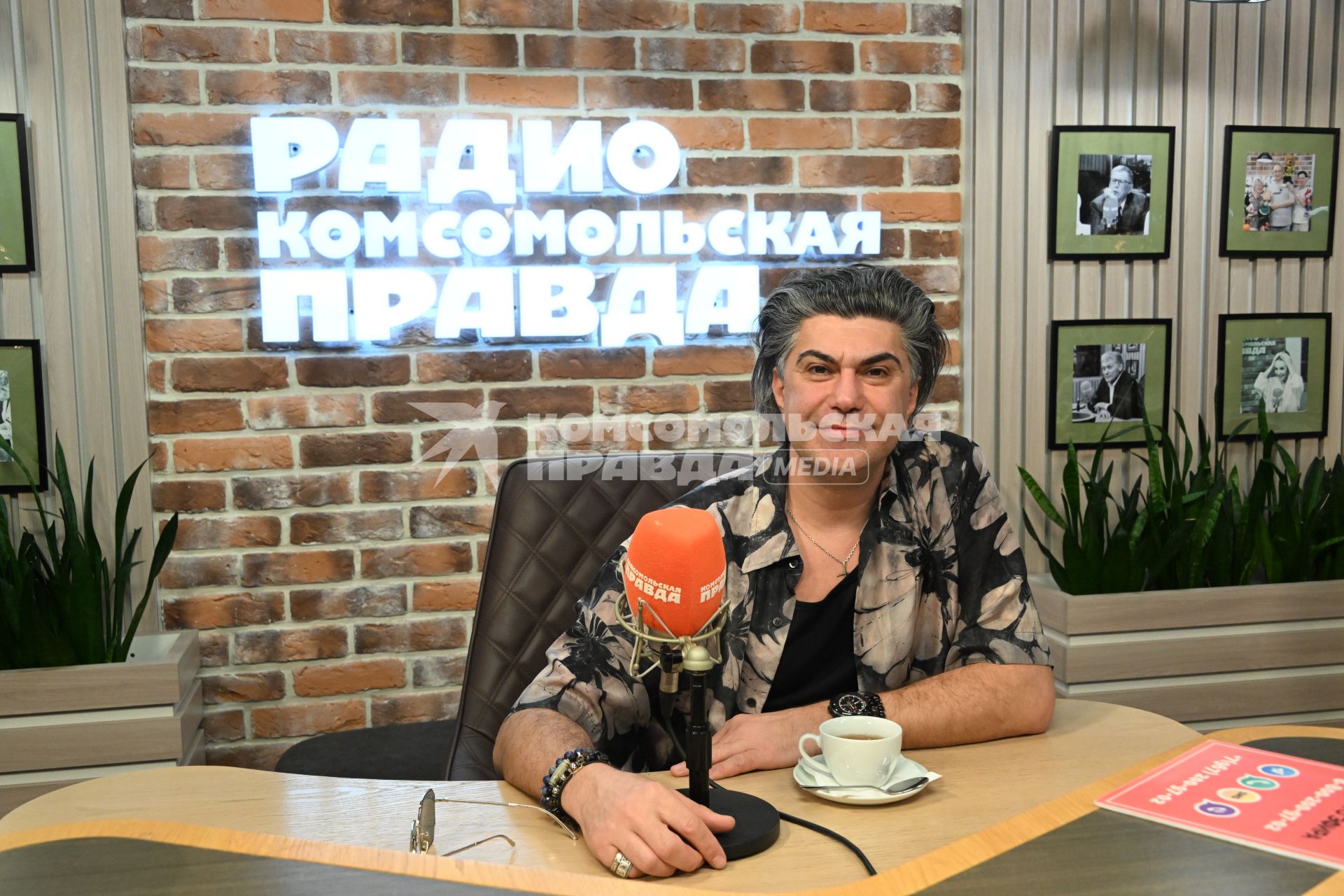 Николай Цискаридзе на радиостанции \"Комсомольская правда\"