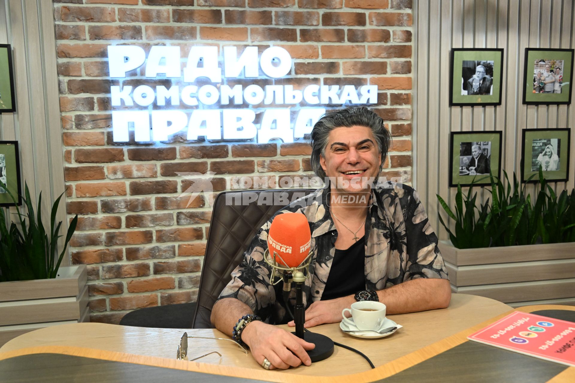 Николай Цискаридзе на радиостанции \"Комсомольская правда\"