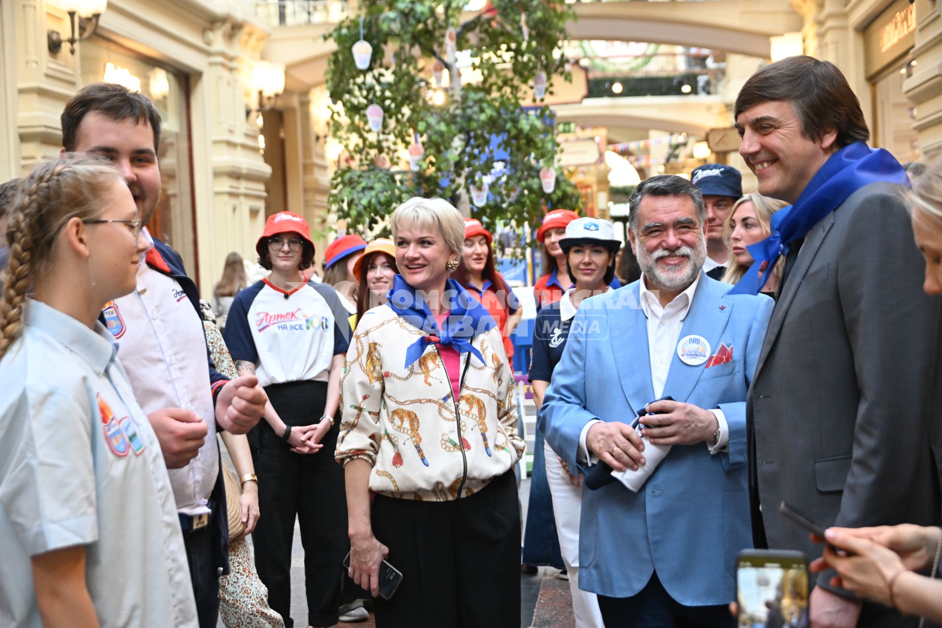 Светлана Хоркина, Михаил Куснирович и Сергей Кравцов