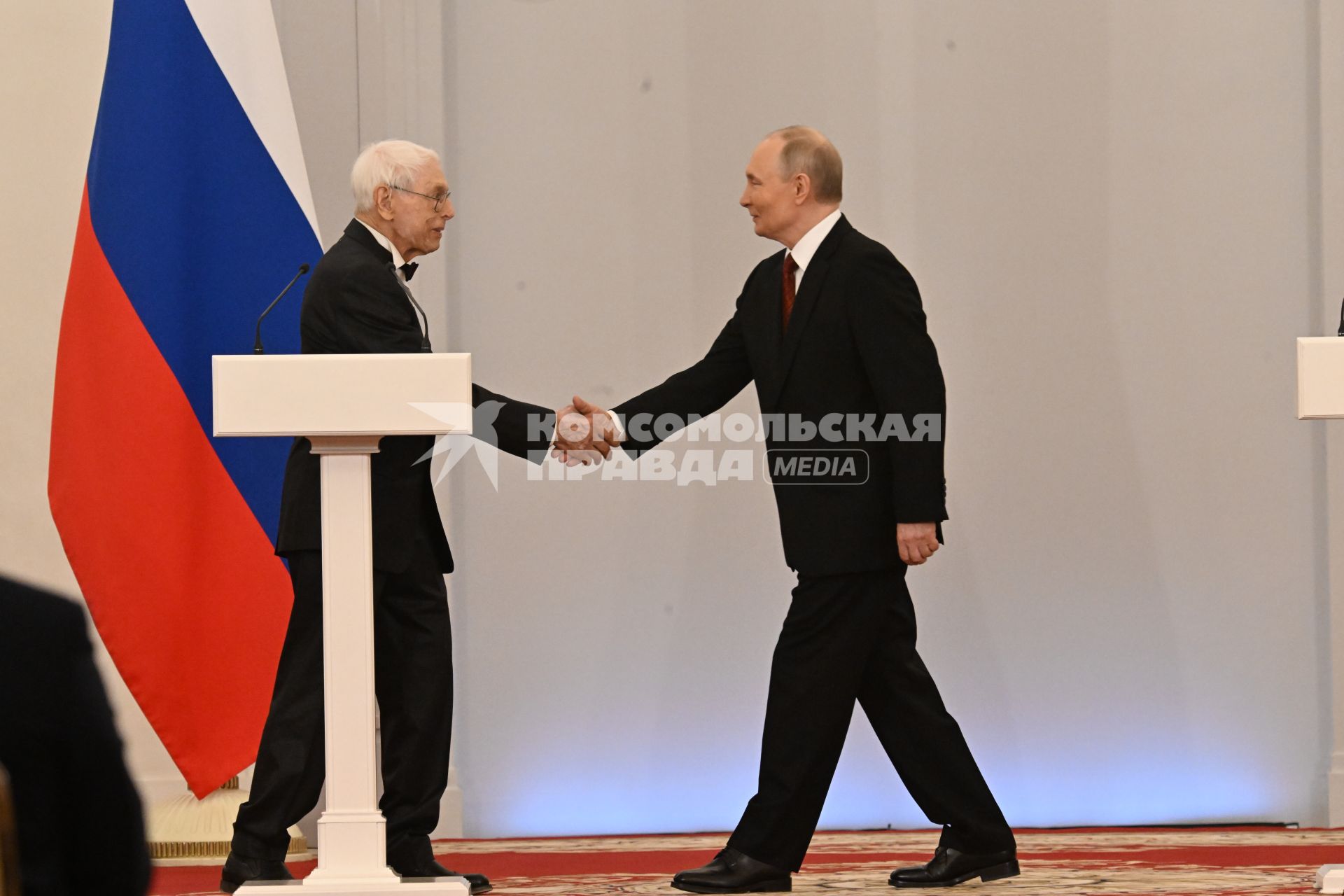 Александр Зацепин и Владимир Путин