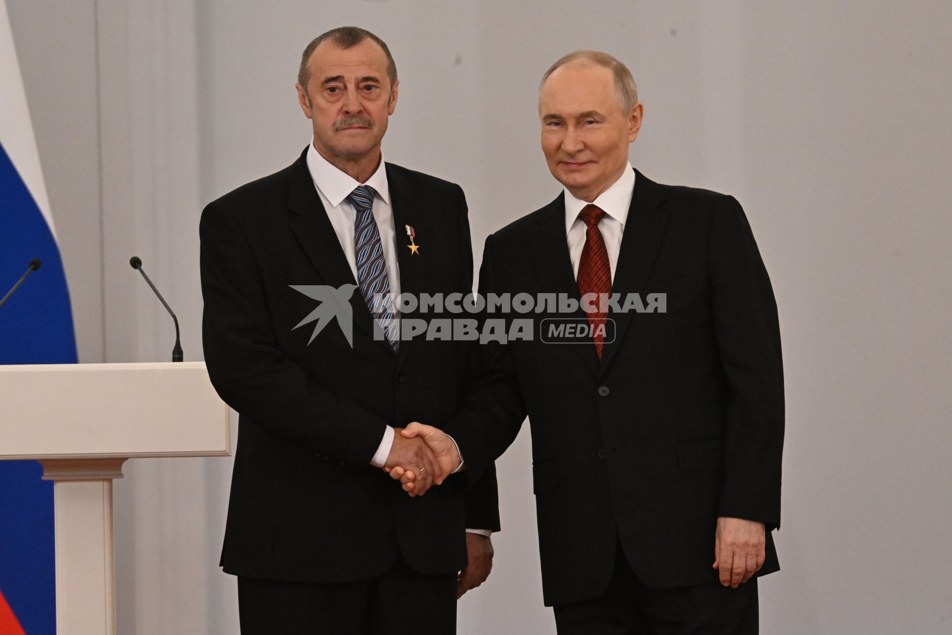 Вячеслав Зинцов и Владимир Путин