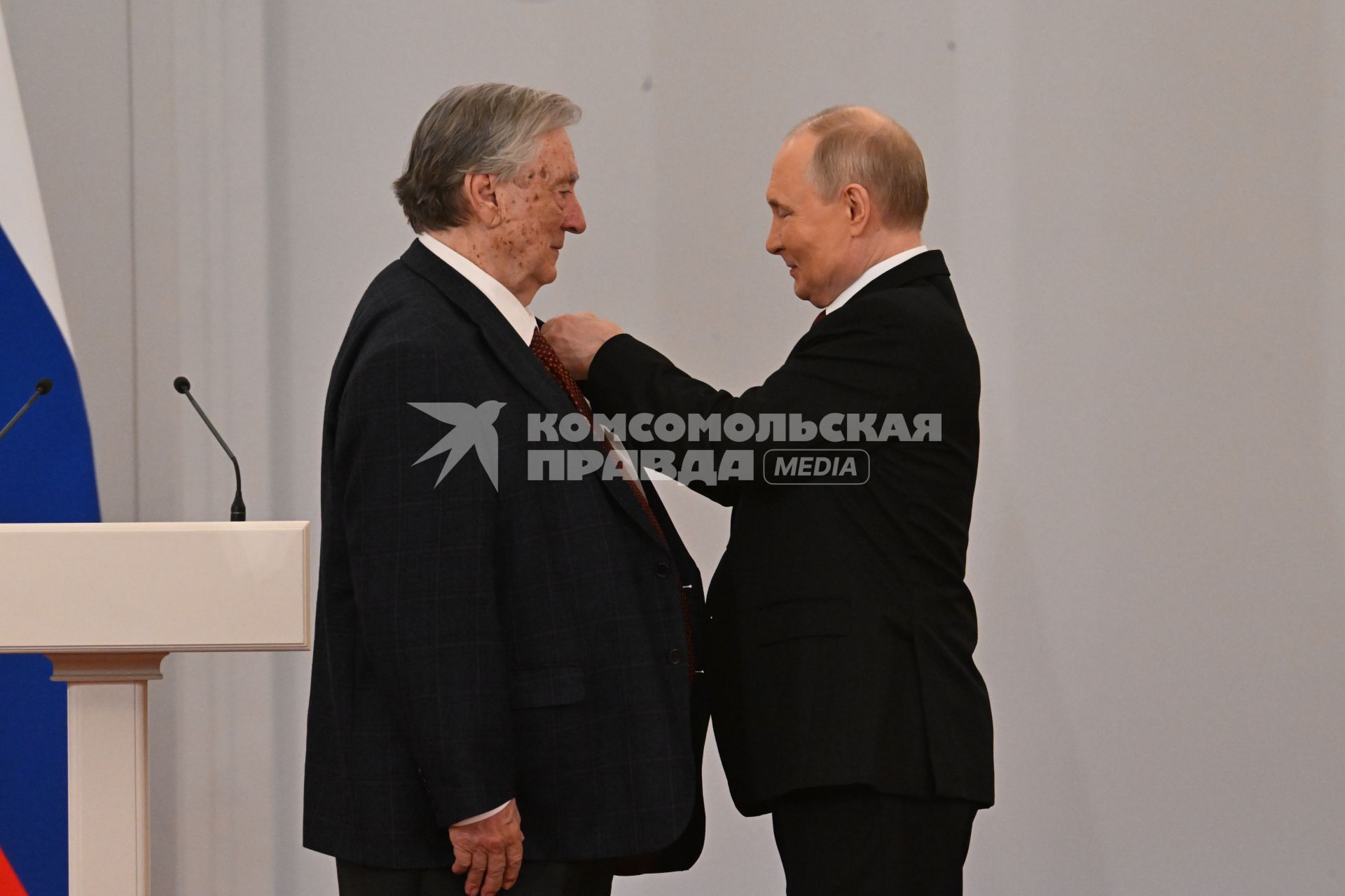 Александр Проханов и Владимир Путин