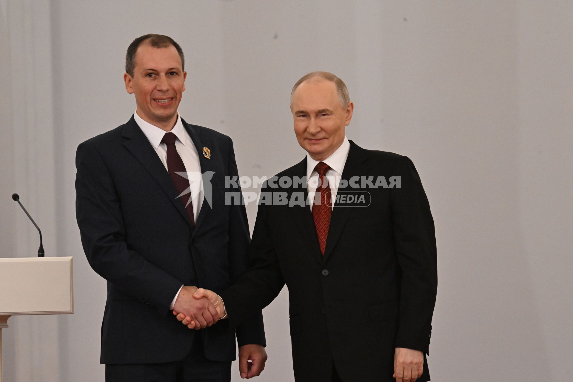 Николай Кузнецов и Владимир Путин