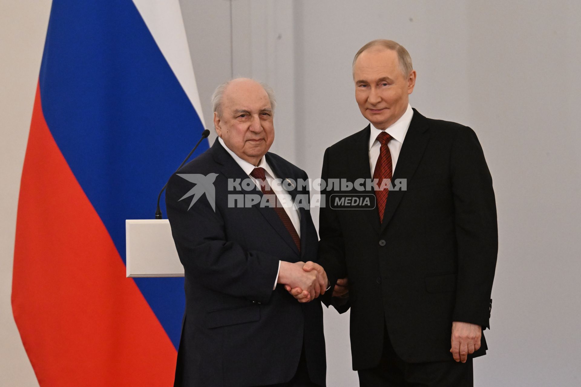 Александр Чубарьян и Владимир Путин