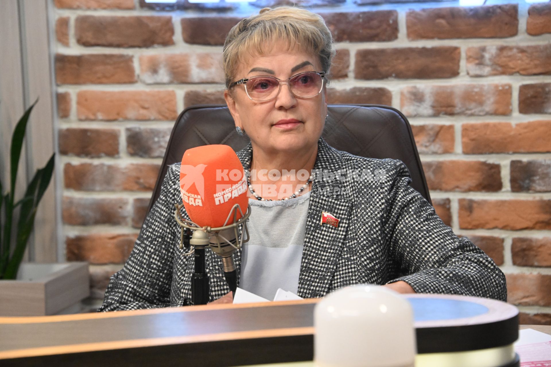 Ольга Алимова на радиостанции \"Комсомольская правда\"