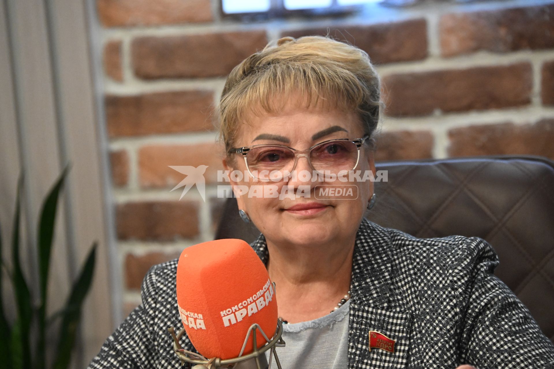 Ольга Алимова на радиостанции \"Комсомольская правда\"