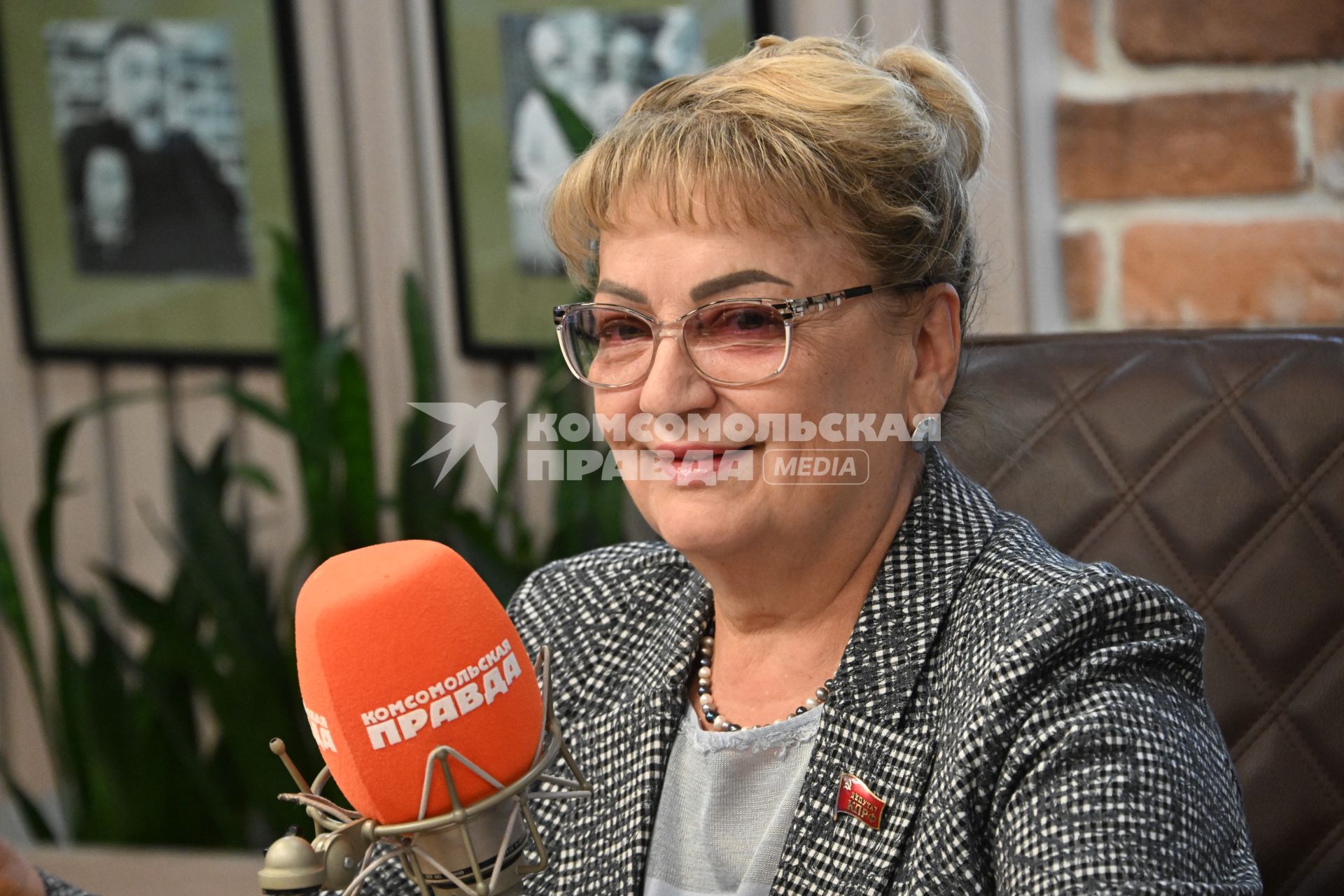 Ольга Алимова на радиостанции \"Комсомольская правда\"
