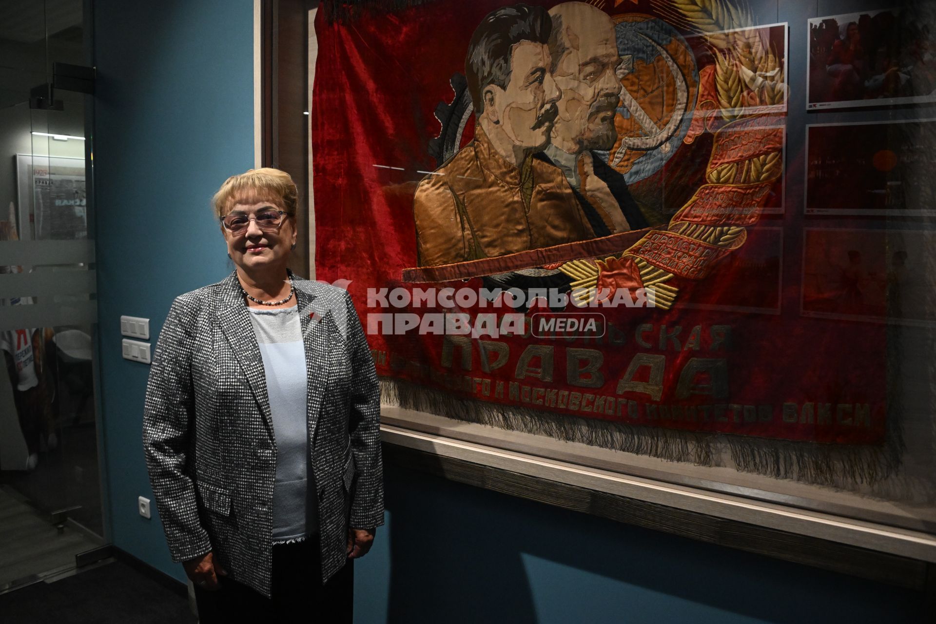 Ольга Алимова в редакции \"Комсомольской правды\"