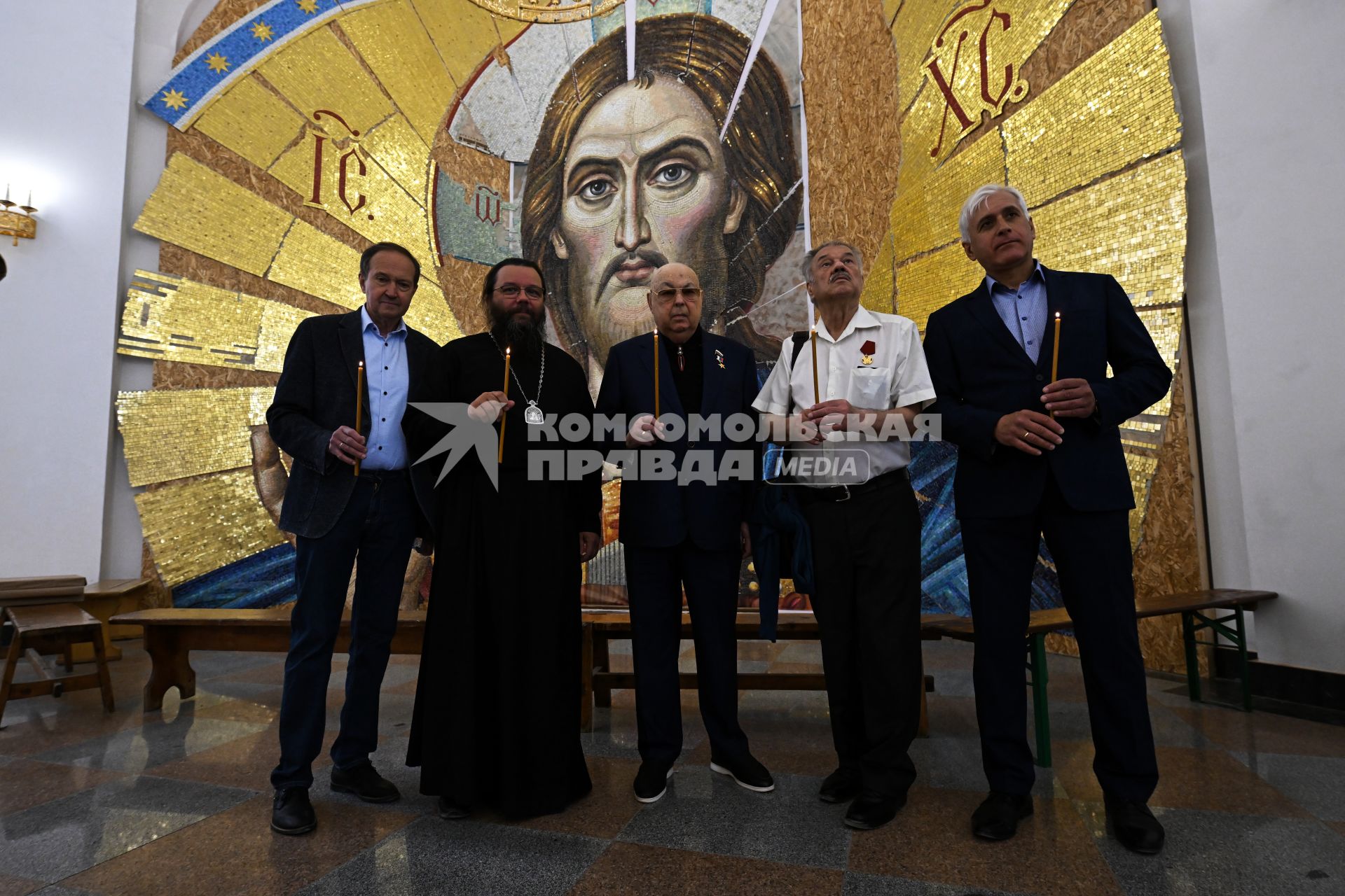 Митрополит Псковский и Порховский Матфей, Владимир Ресин, Александр Гамов и Василий Нестеренко