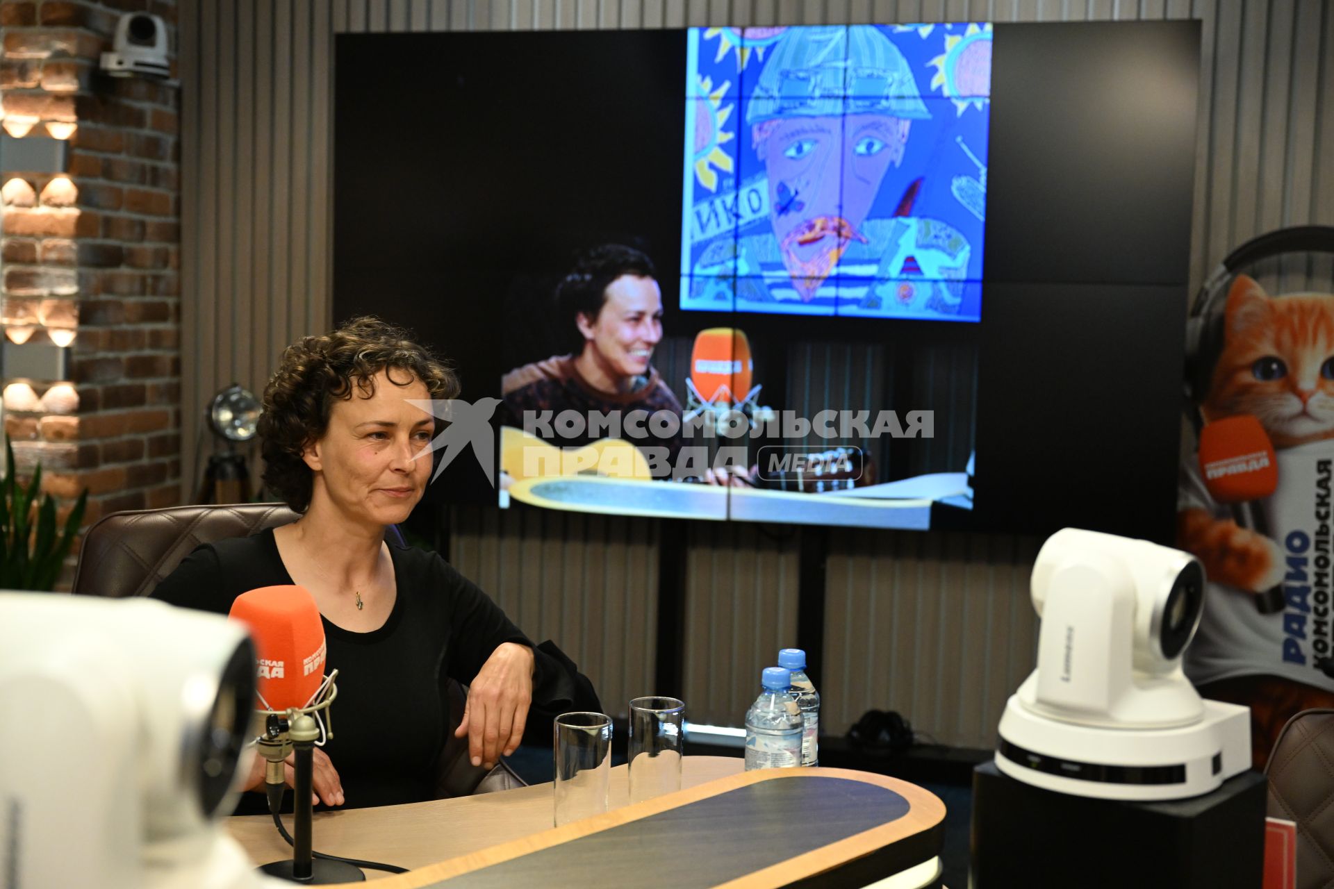 Юлия Чичерина  на радиостанции Комсомольская правда\"