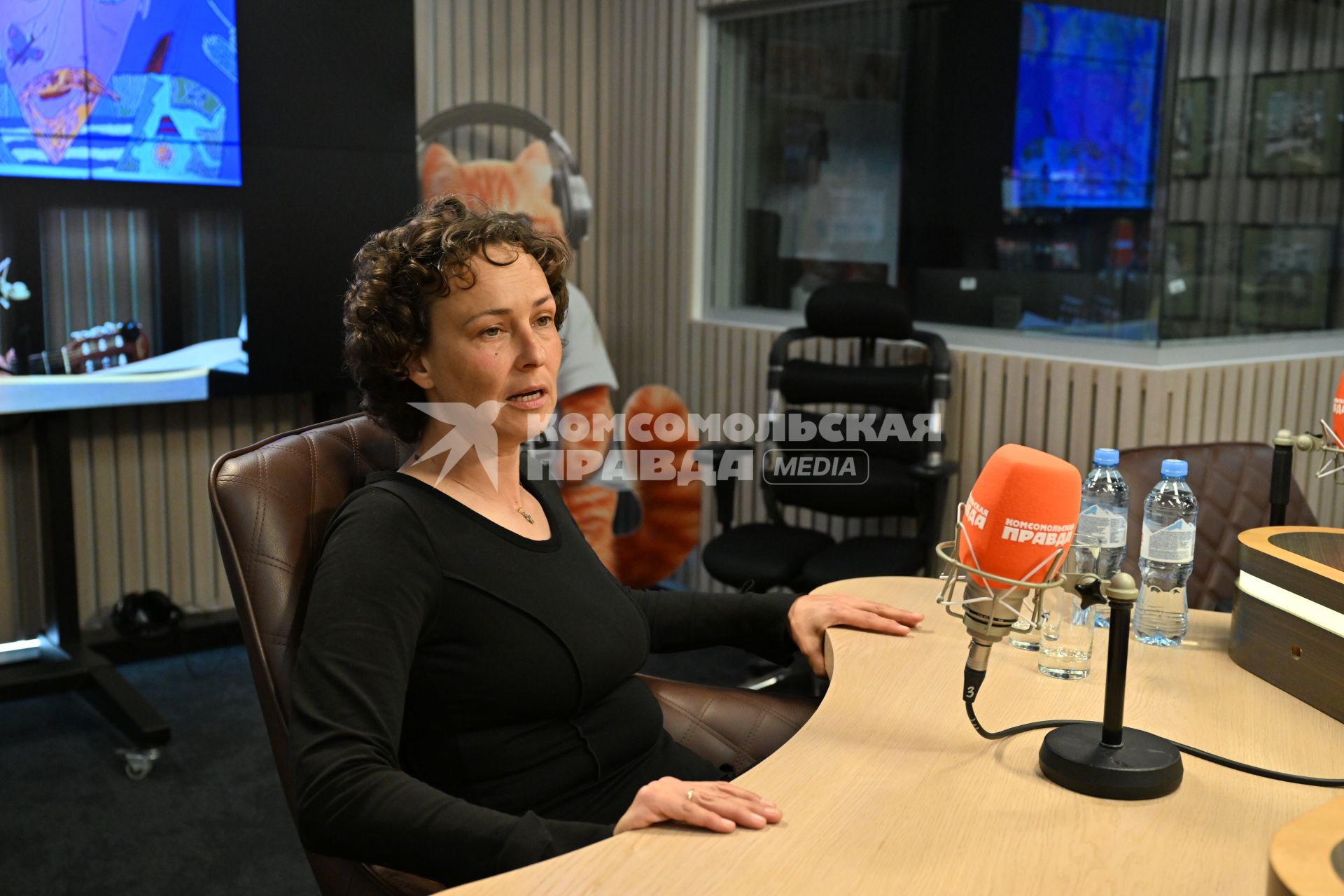 Юлия Чичерина   на радиостанции Комсомольская правда\"