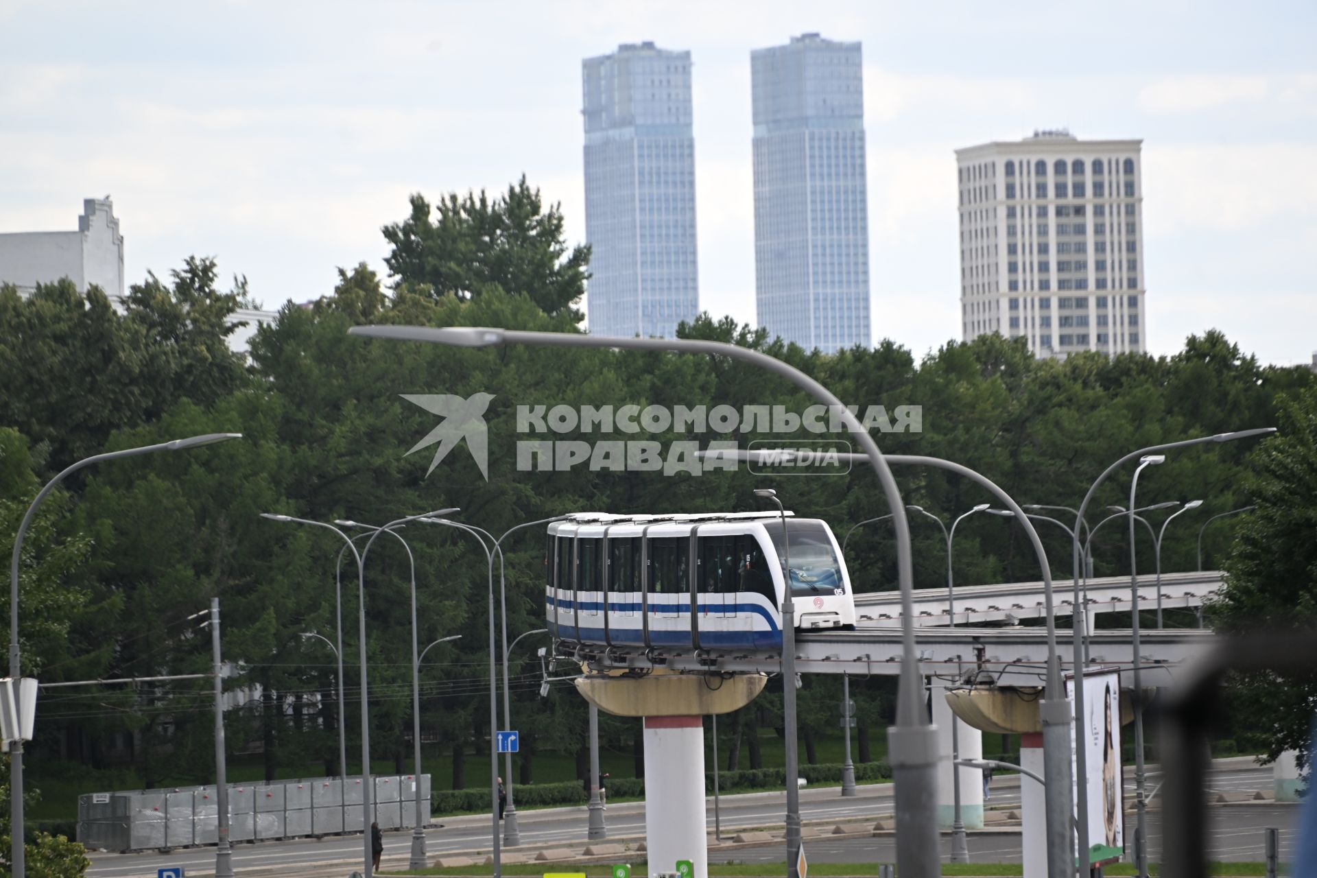 Завершение работы московского монорельса