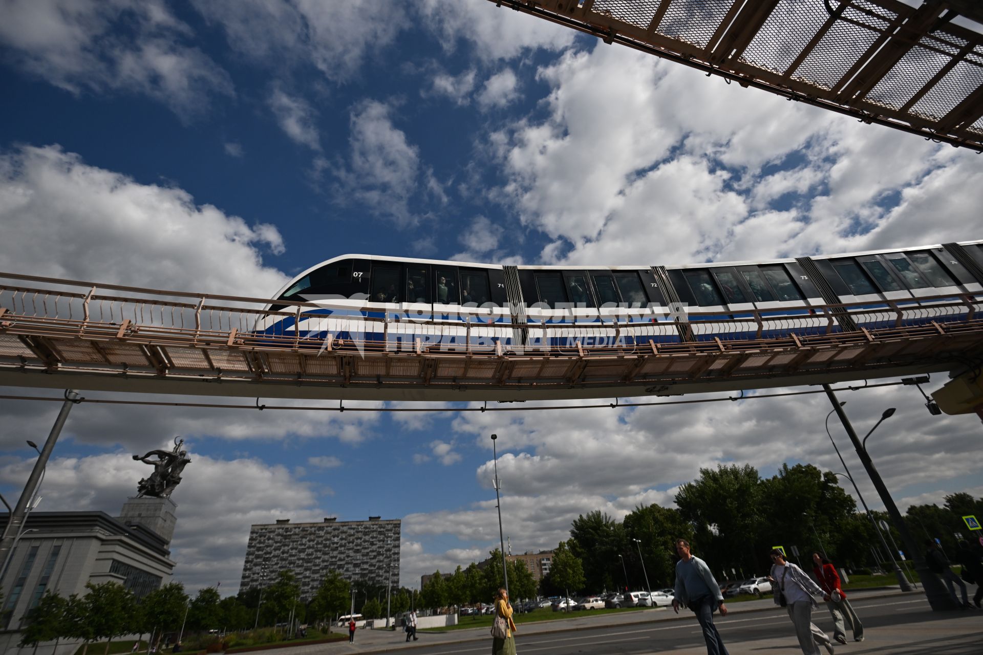 Завершение работы московского монорельса