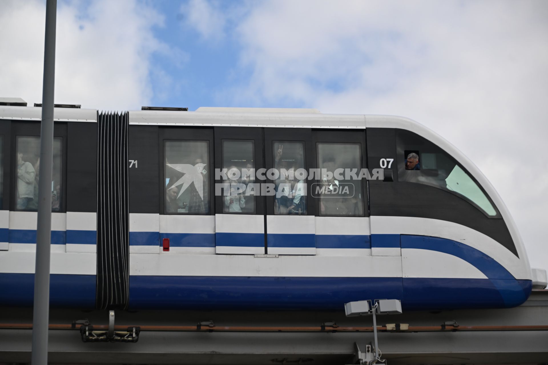 Завершение работы московского монорельса