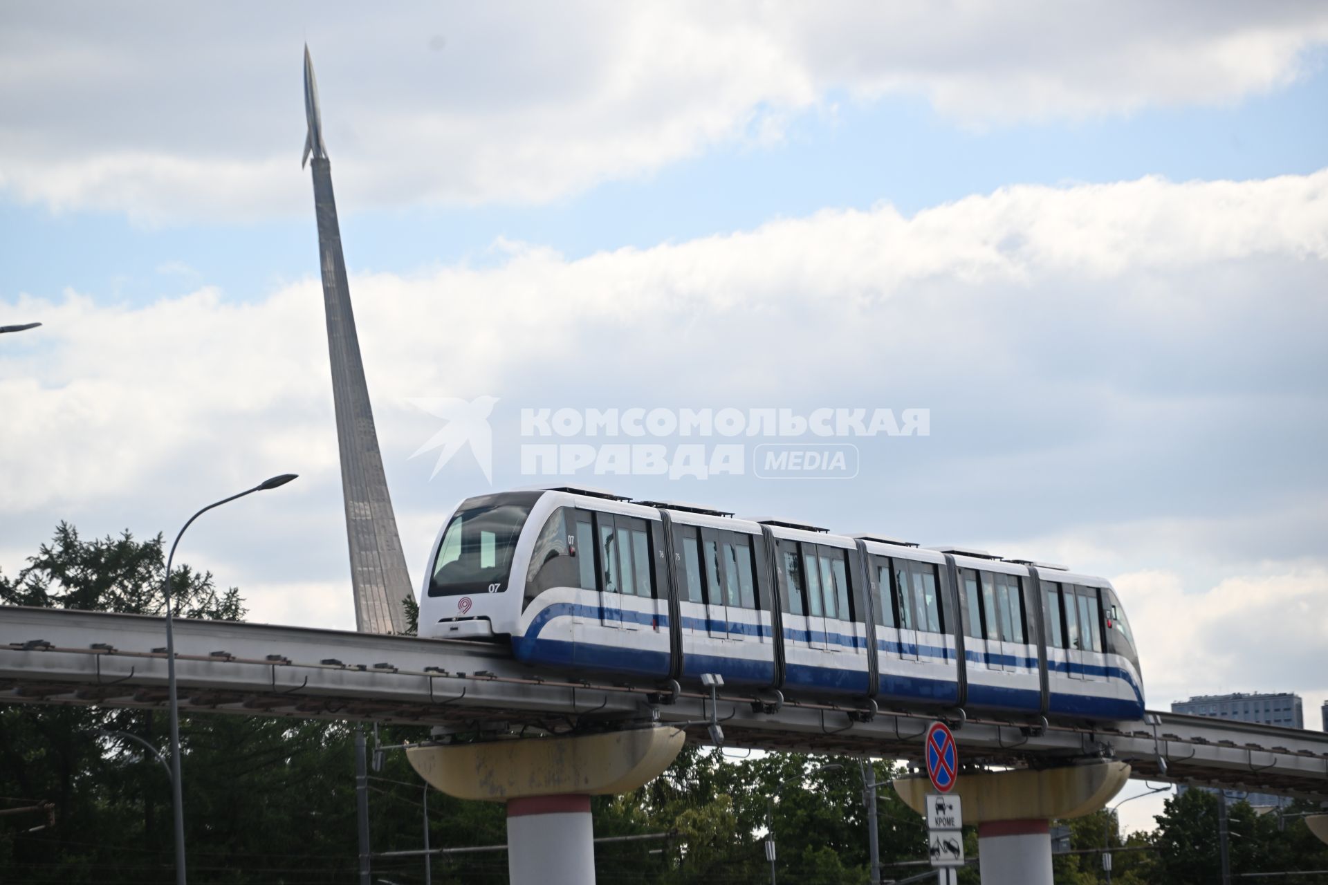 Завершение работы московского монорельса