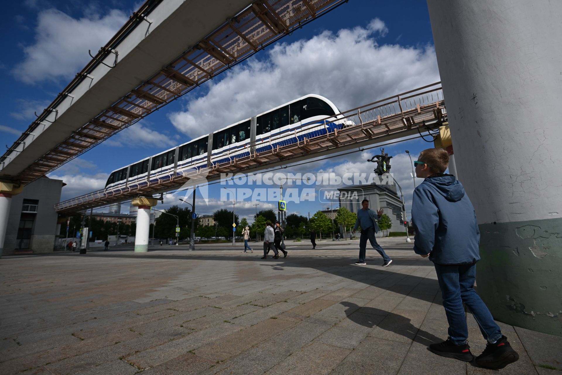 Завершение работы московского монорельса