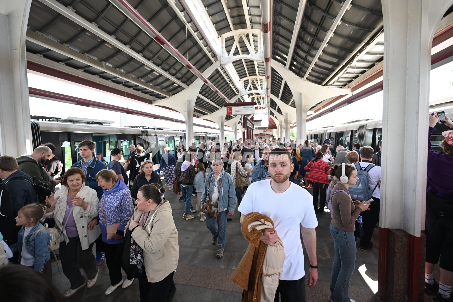 Завершение работы московского монорельса