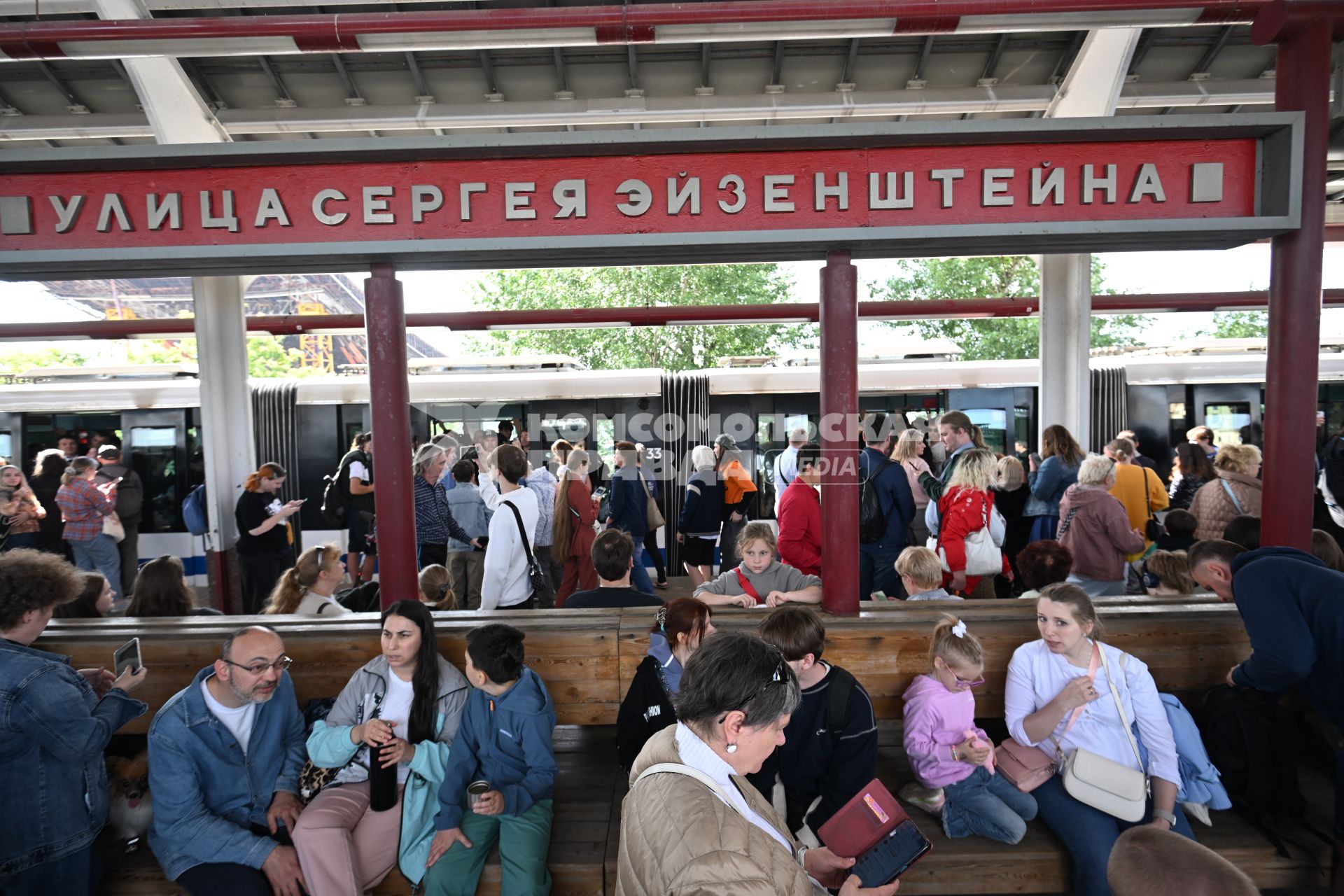 Завершение работы московского монорельса