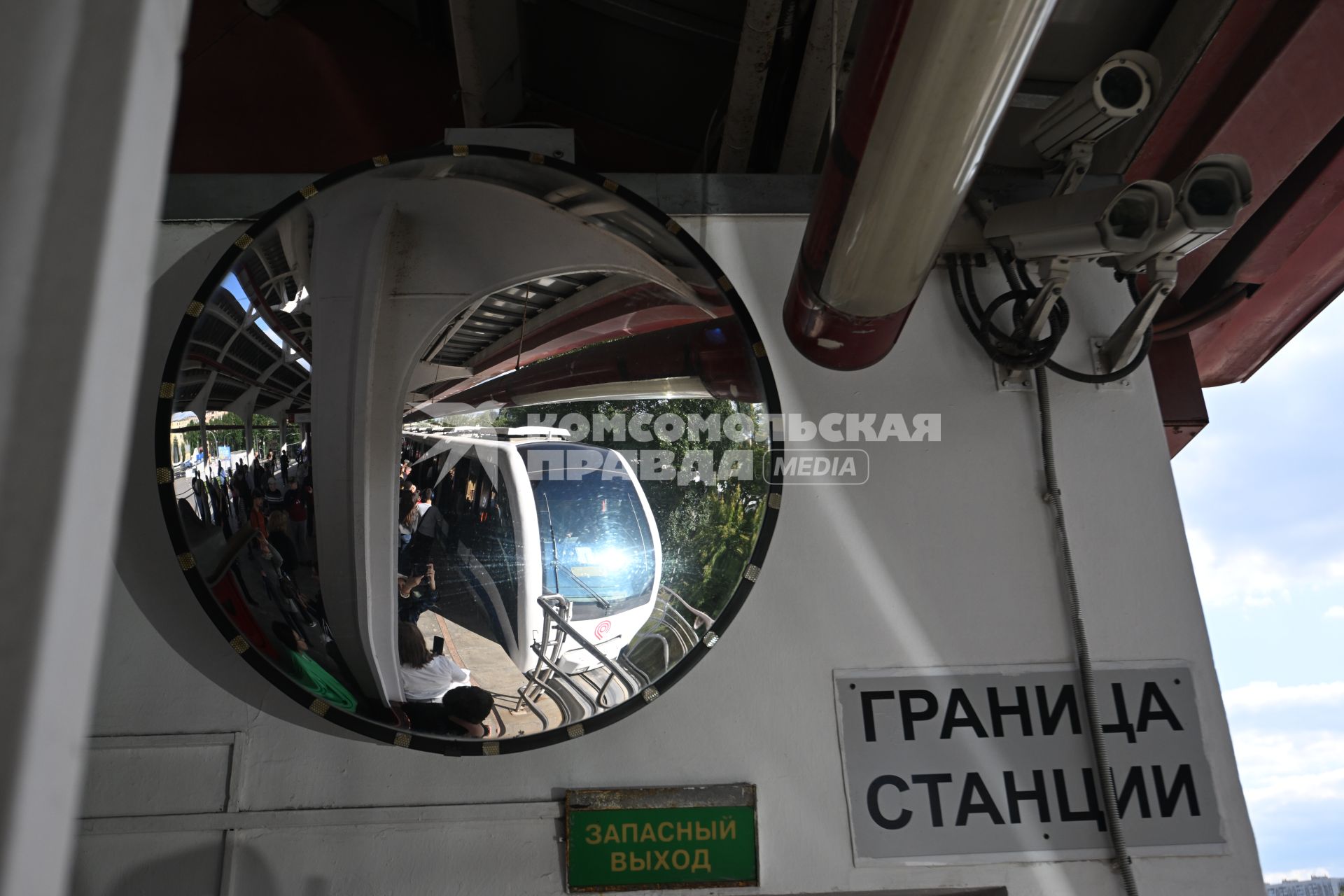 Завершение работы московского монорельса
