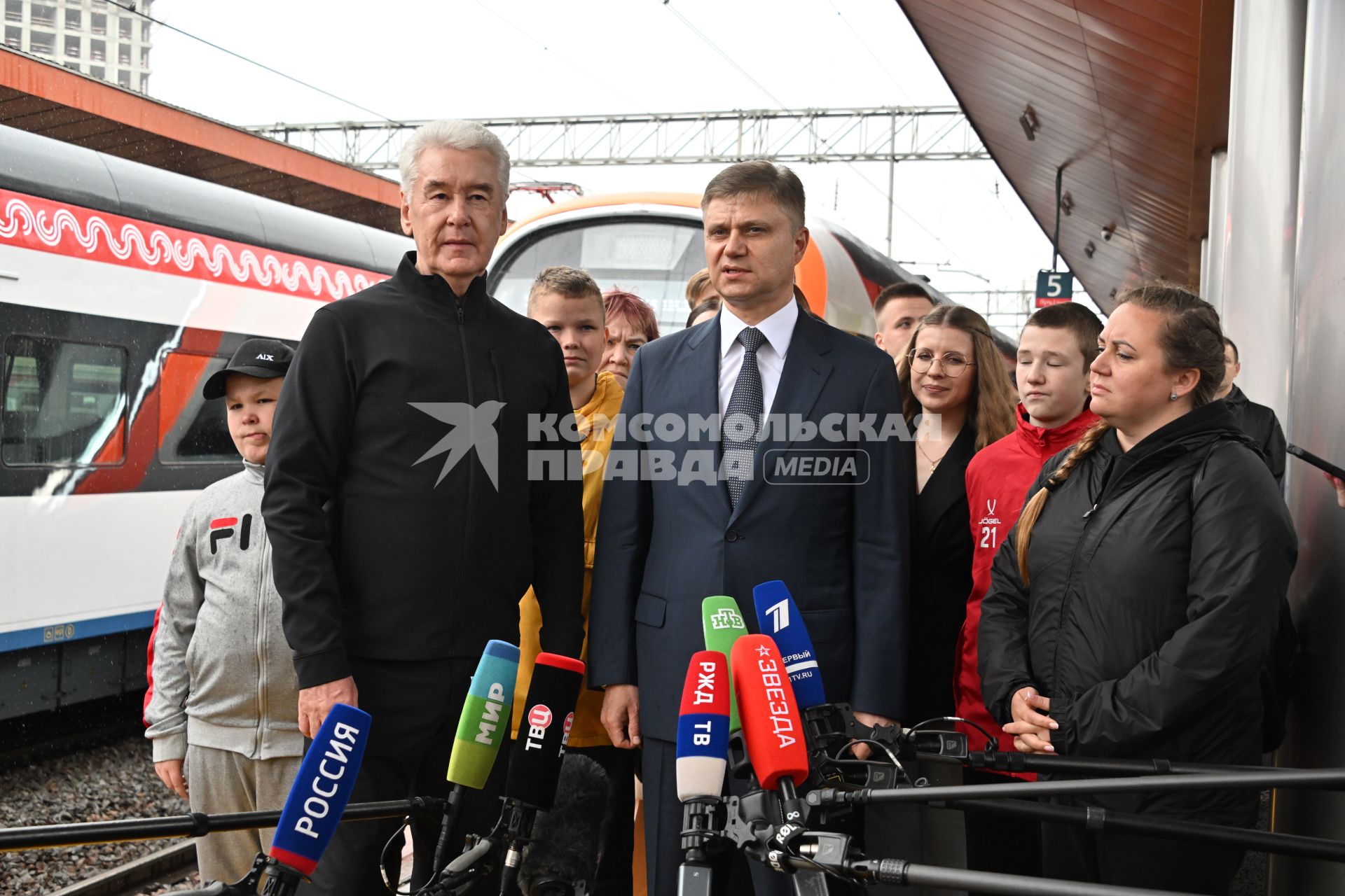 Сергей Собянин и Олег Белозёров