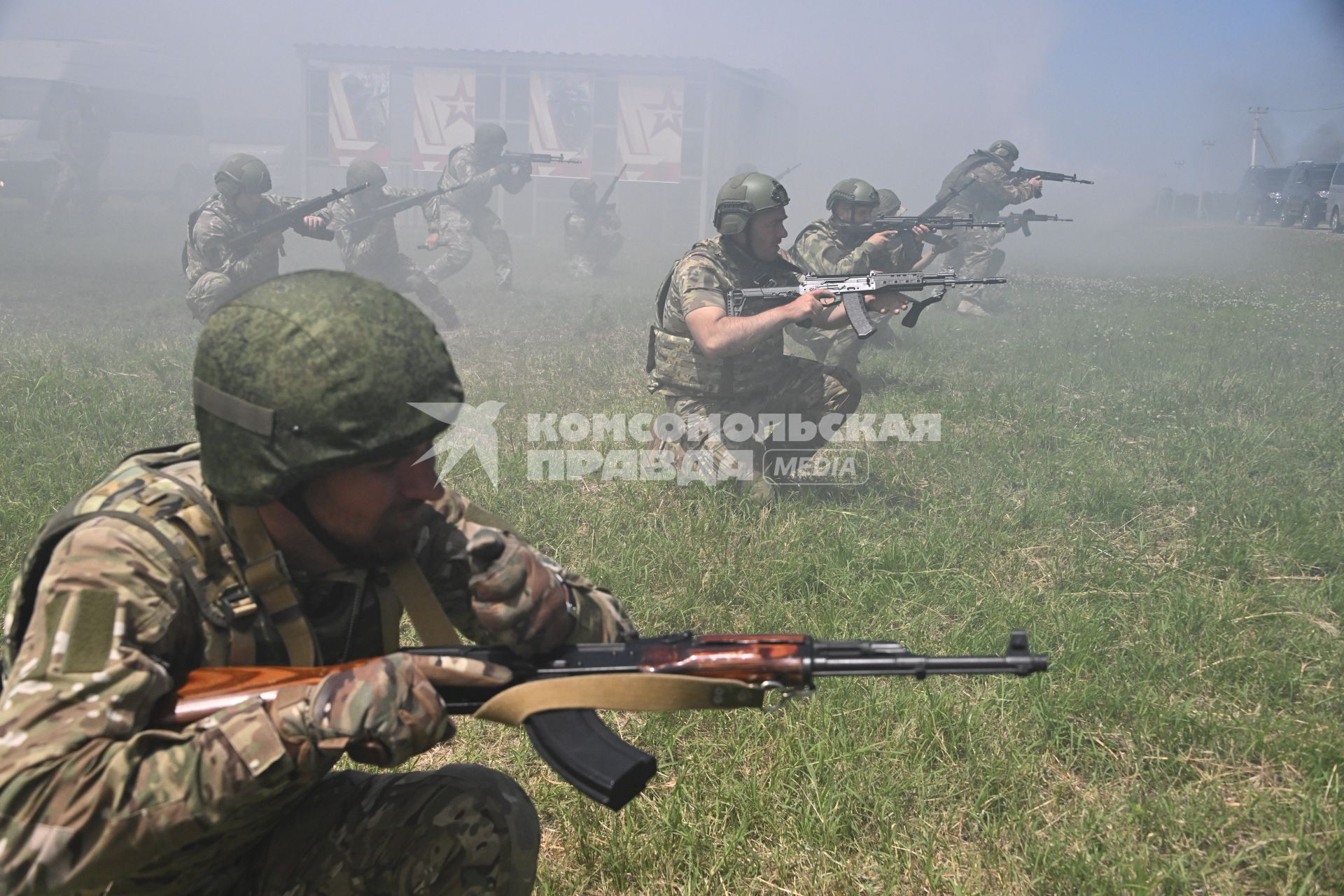 Открытие нового общевойскового полигона ЮВО в Краснодарском крае