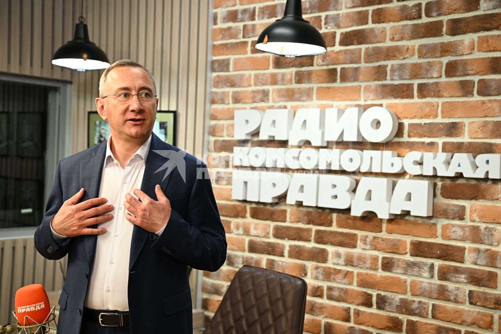 Владислав Шапша на радиостанции `Комсомольская правда`